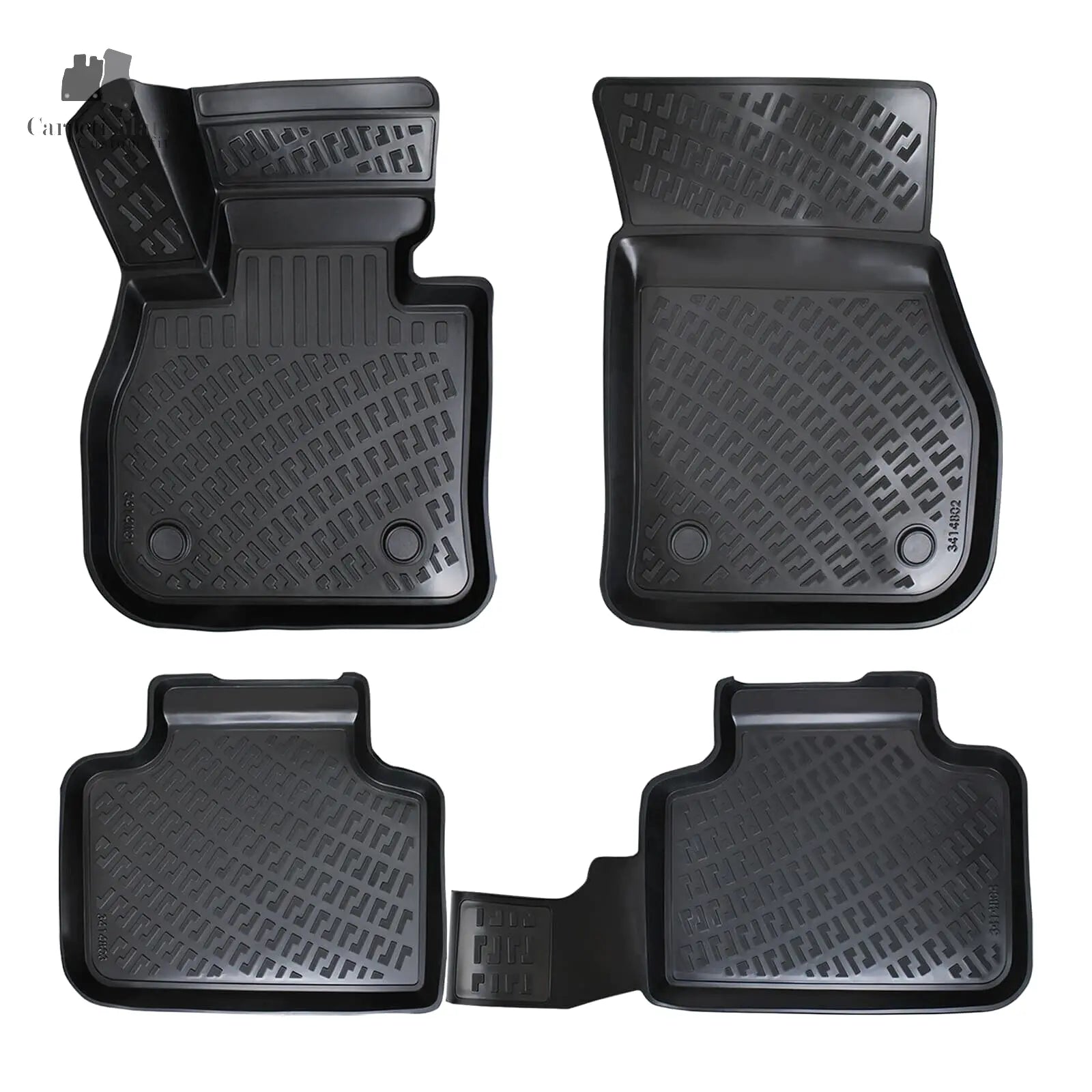 Car Floor Mats Liners For BMW 2 F45 2014-2021 AT All Season Heavy Duty Auto Rugs