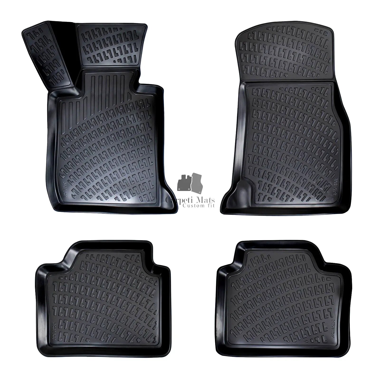 Car Floor Mats Liners For BMW 3 1998-2005 E46 All Season Heavy Duty 3D Auto Rugs