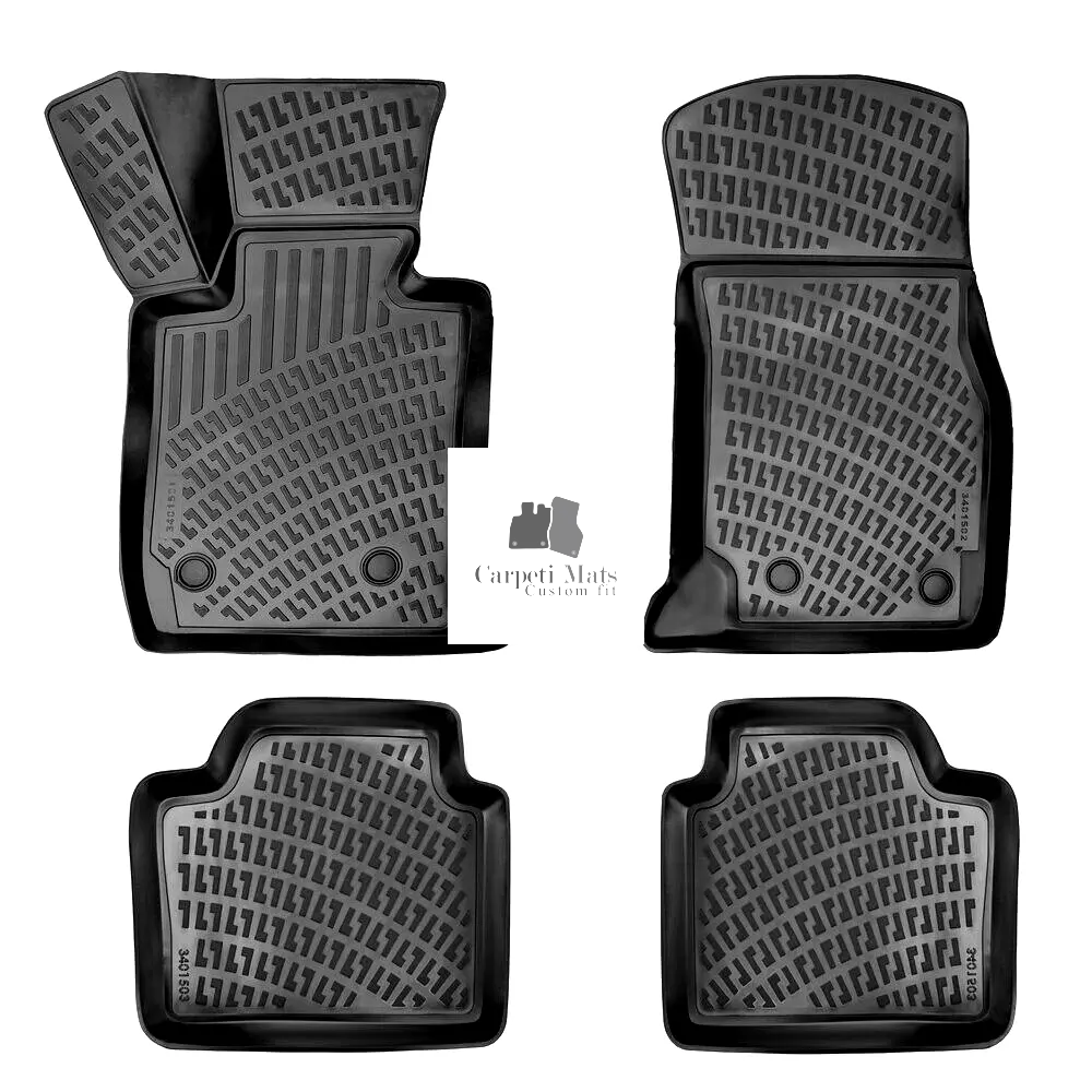 Car Floor Mats Liners For BMW 3 2012-2019 F30/F31 All Season Heavy Duty 3D Rugs