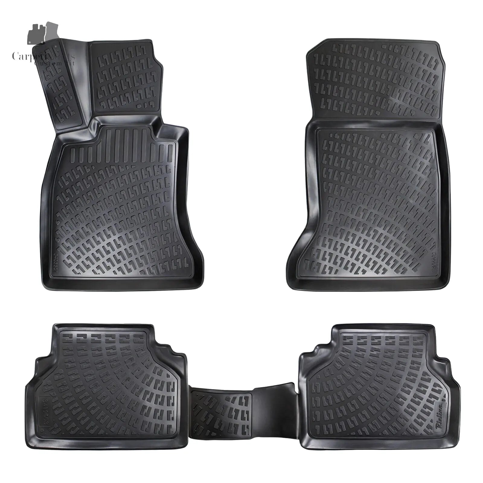 Car Floor Mats Liners For BMW 7 2008-2015 F01 All Season Heavy Duty Auto Rugs 3D