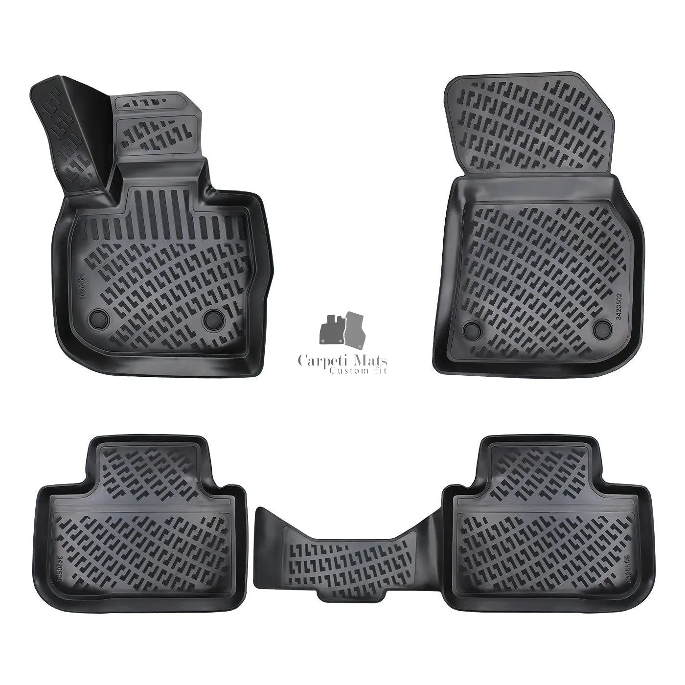 Car Floor Mats Liners For BMW X3 2017-2024 G01 All Season Heavy Duty Auto Rugs