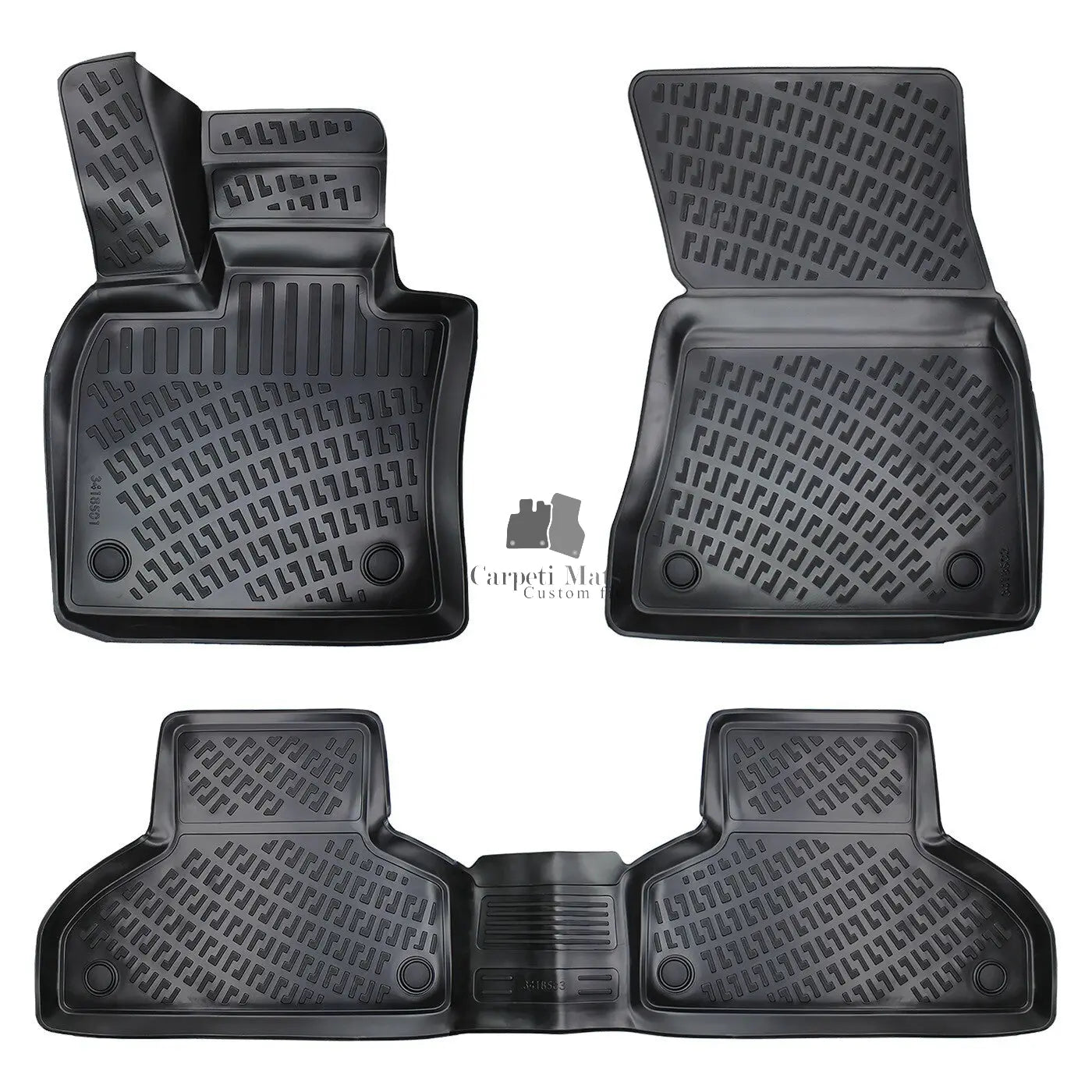 Car Floor Mats Liners For BMW X5 2013-2018 F15 All Season Heavy Duty Auto Rugs