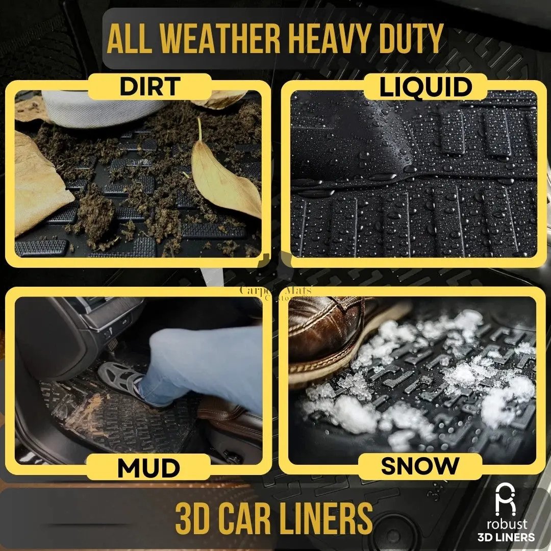 Car Floor Mats Liners For Citroen Berlingo 2019-2023 All Season Heavy Duty Rugs