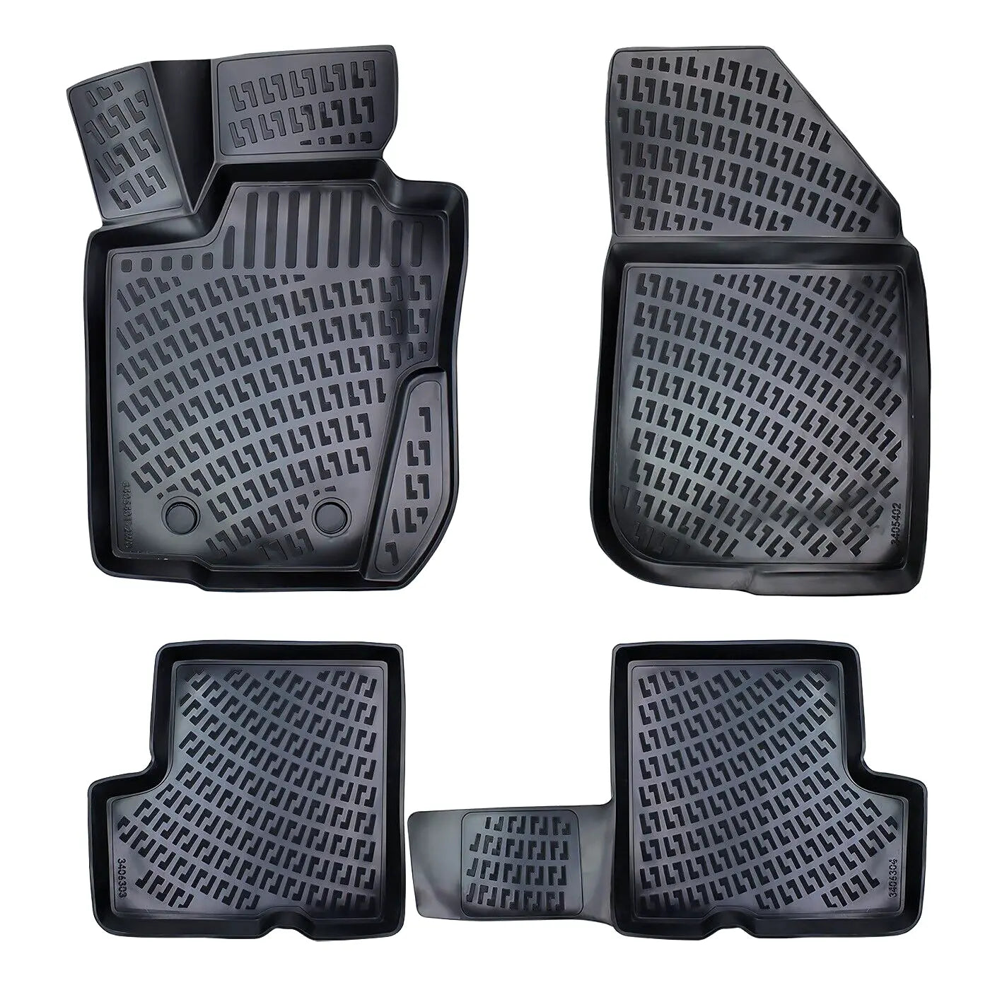 Car Floor Mats Liners For Dacia Duster 2018-2022 4x2 All Season Heavy Duty Rugs