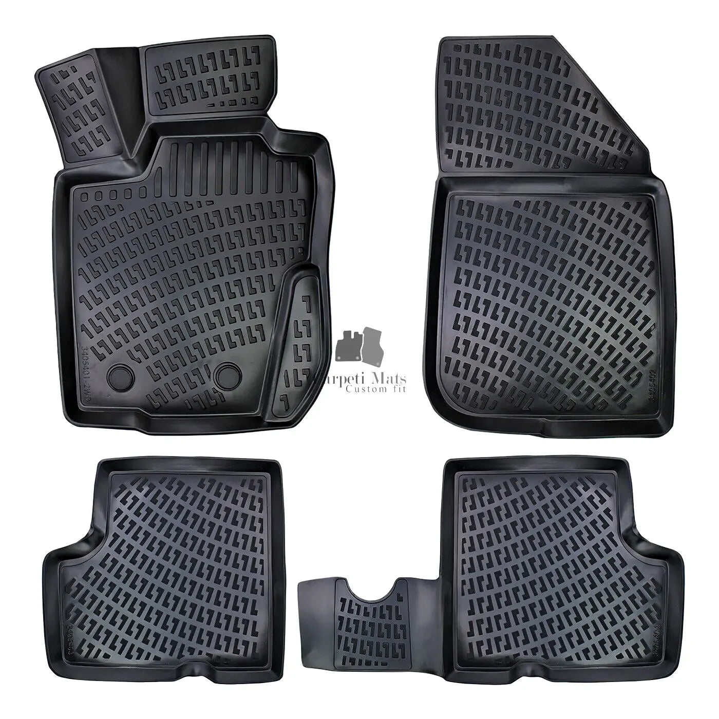 Car Floor Mats Liners For Dacia Duster 4x4 2010-2017 All Season Heavy Duty Rugs
