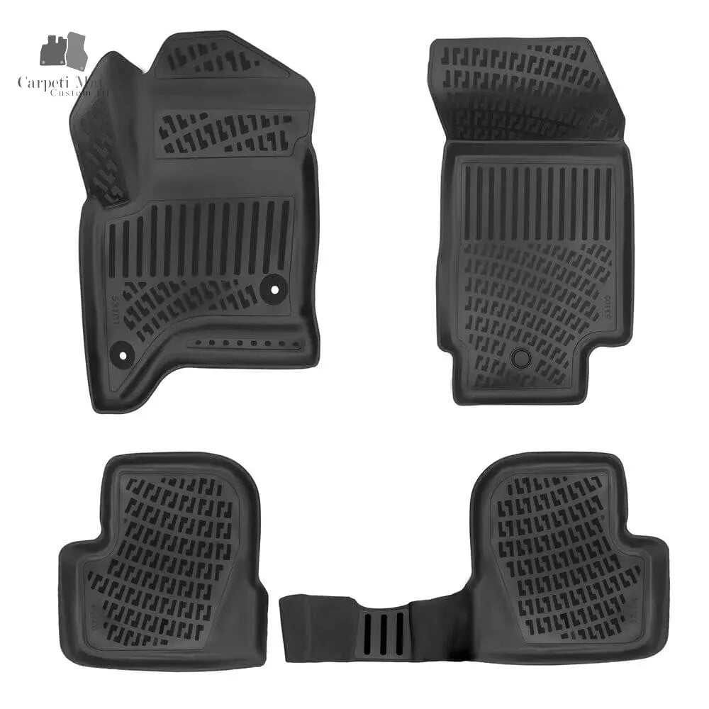 Car Floor Mats Liners For Fiat 600 MHEV 2022-2025 All Season Heavy Duty 3D Rugs