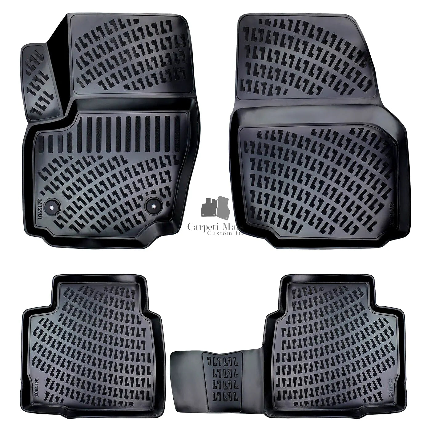 Car Floor Mats Liners For Ford Mondeo 2007-2014 All Season Heavy Duty Auto Rugs
