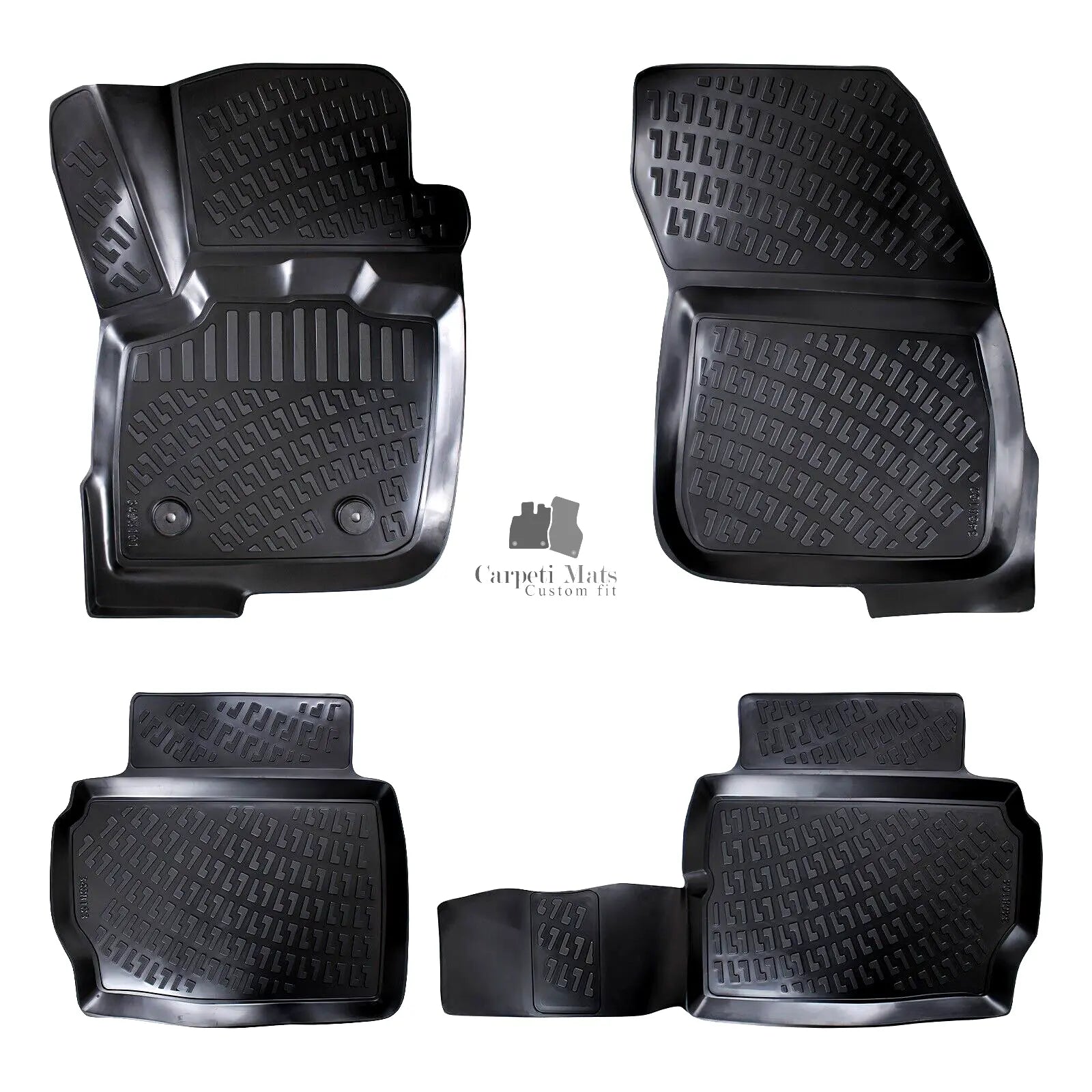 Car Floor Mats Liners For Ford Mondeo 2014-2024 All Season Heavy Duty Auto Rugs
