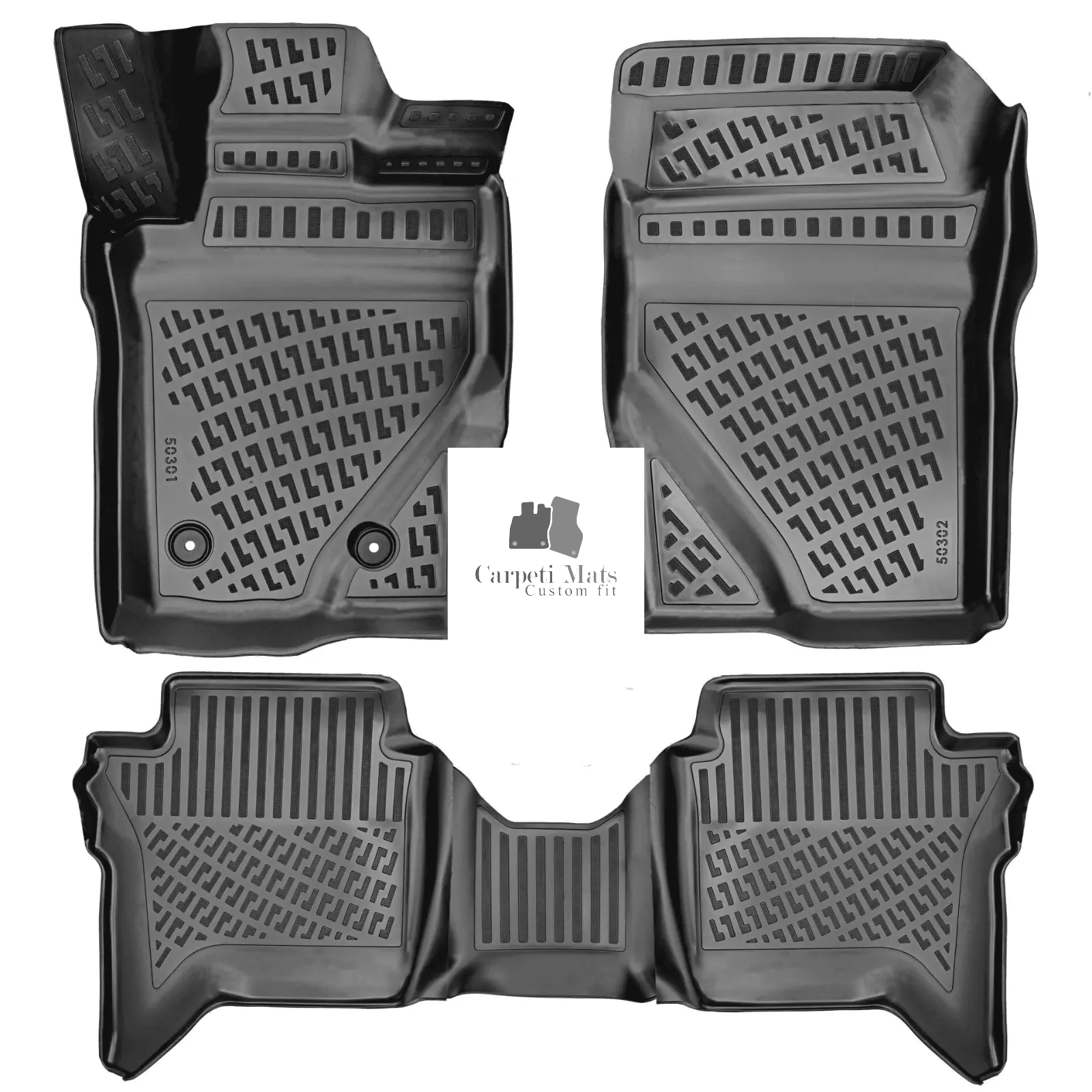 Car Floor Mats Liners For Ford Raptor 2023-2025 All Season Heavy Duty Auto Rugs