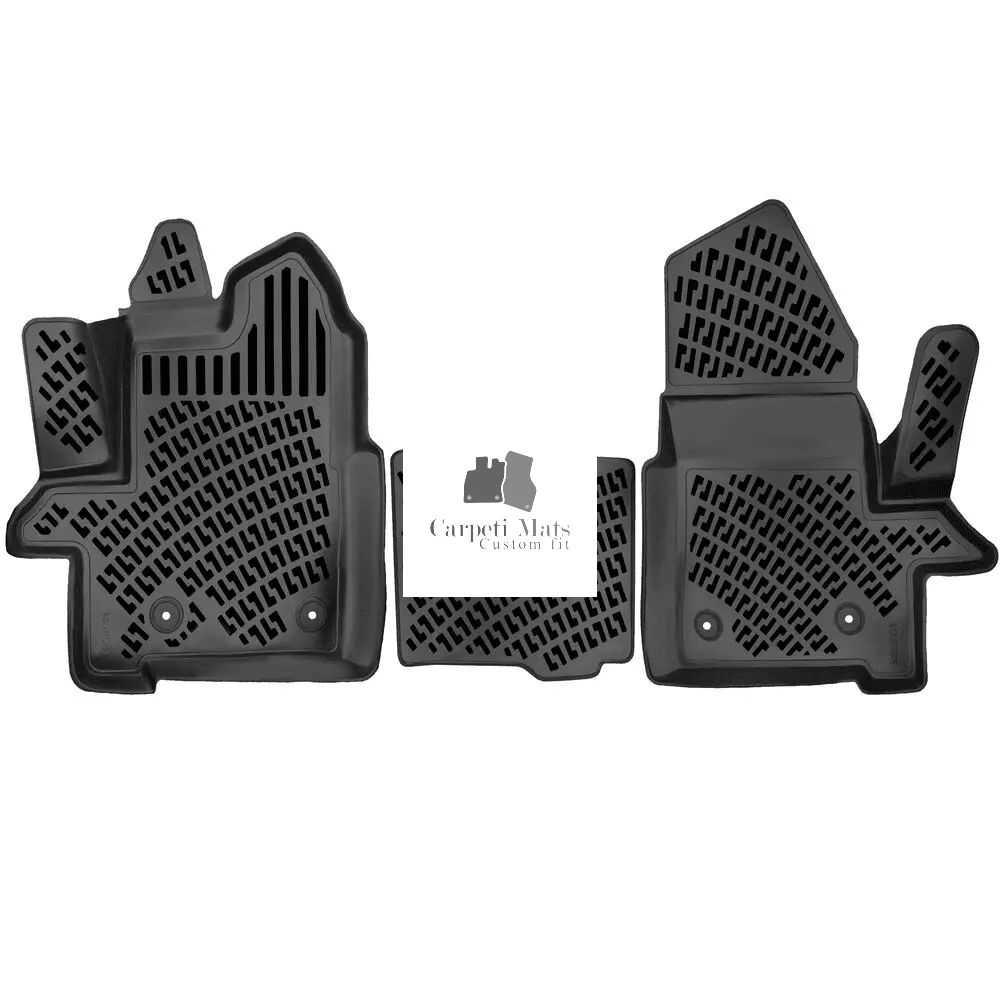 Car Floor Mats Liners For Ford Transit 2013-2019 All Season Heavy Duty Auto Rugs
