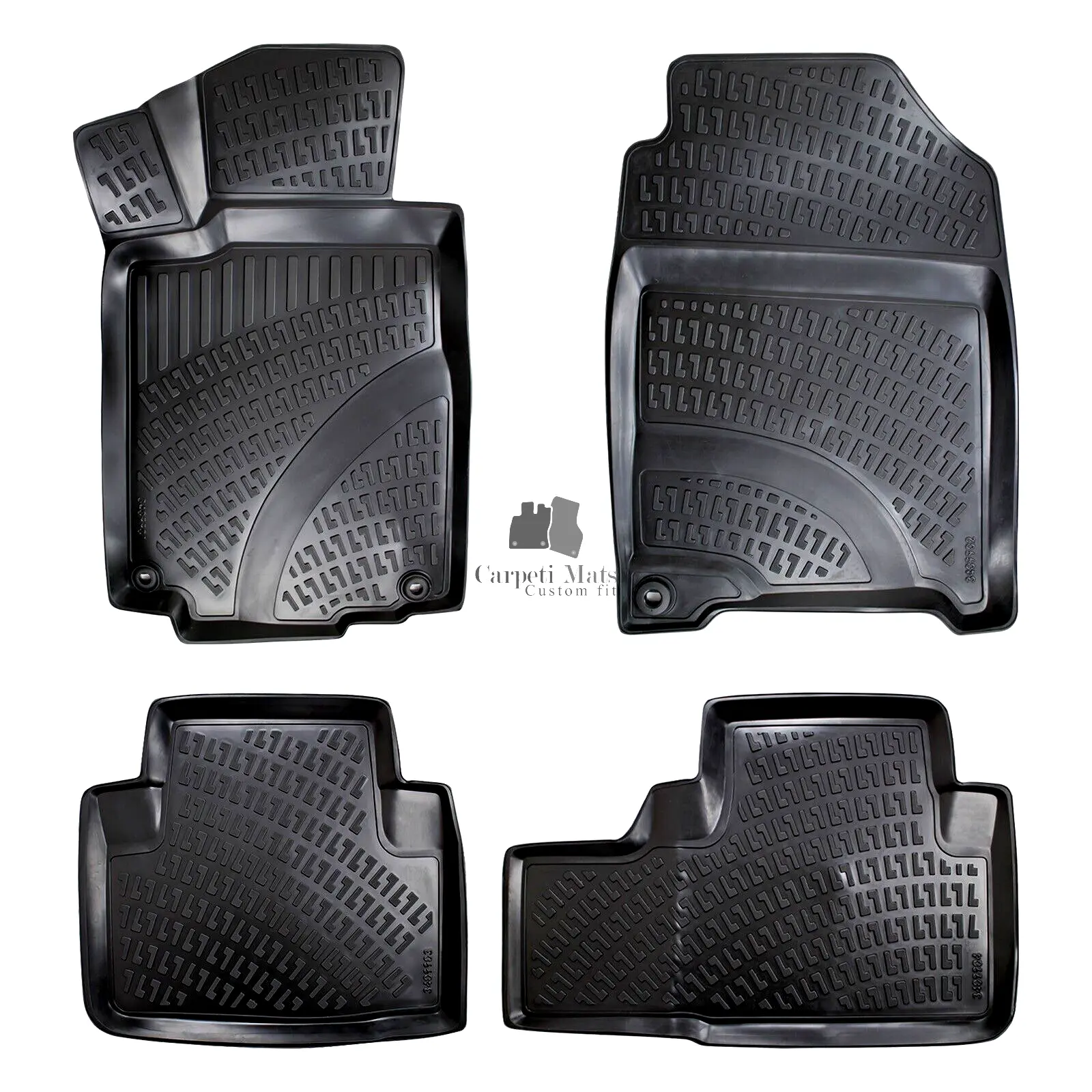 Car Floor Mats Liners For Honda CRV 2012-2017 All Season Heavy Duty 3D Auto Rugs