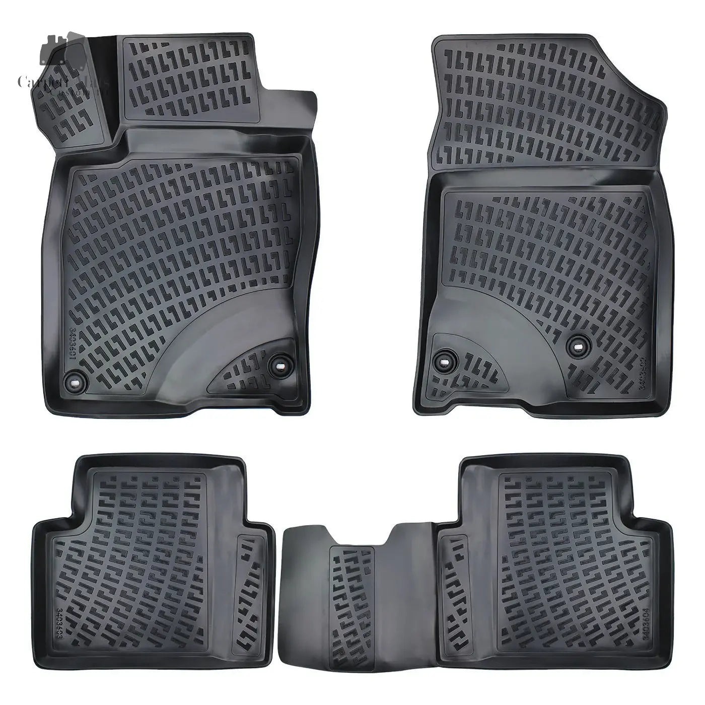 Car Floor Mats Liners For Honda Civic 2016-2021 HB All Season Heavy Duty 3d Rugs