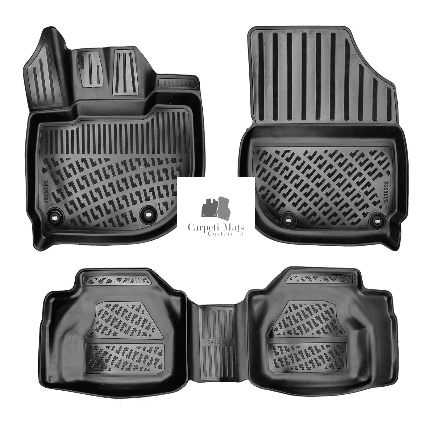 Car Floor Mats Liners For Honda Jazz 2020-2025 All Season Heavy Duty Auto Rugs