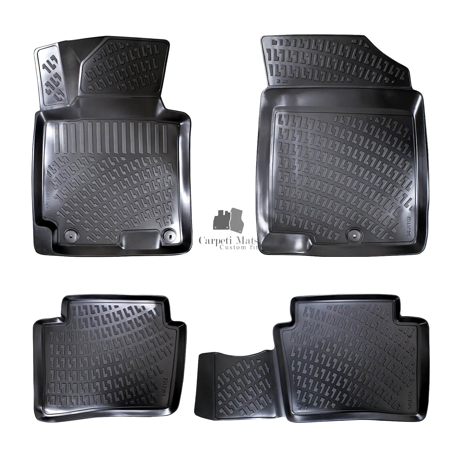 Car Floor Mats Liners For Hyundai Elantra 2010-2015 All Season Rubber Auto Rugs