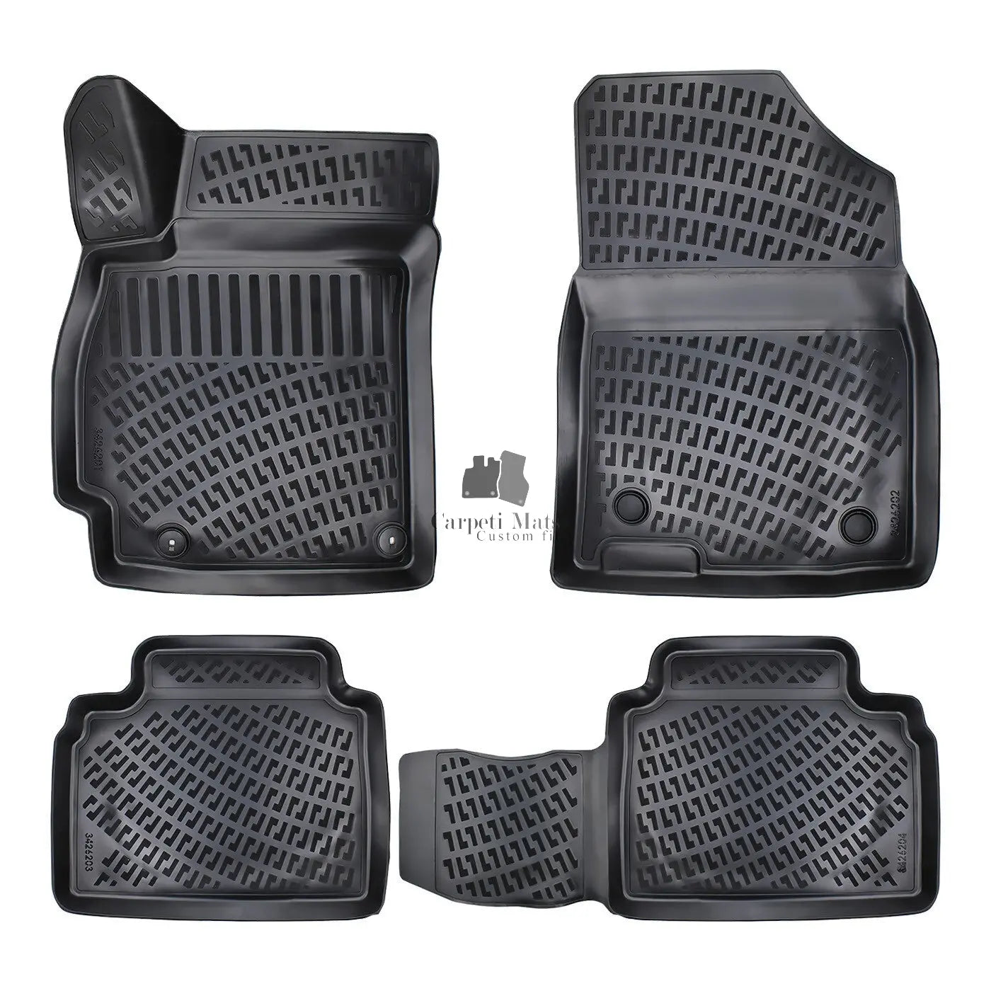 Car Floor Mats Liners For Hyundai Elantra 2020-2024 All Season Heavy Duty Rugs