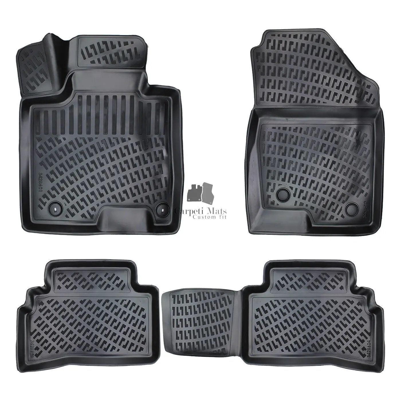 Car Floor Mats Liners For Hyundai Tucson 2022-2026 Hybrid All Season Heavy Duty
