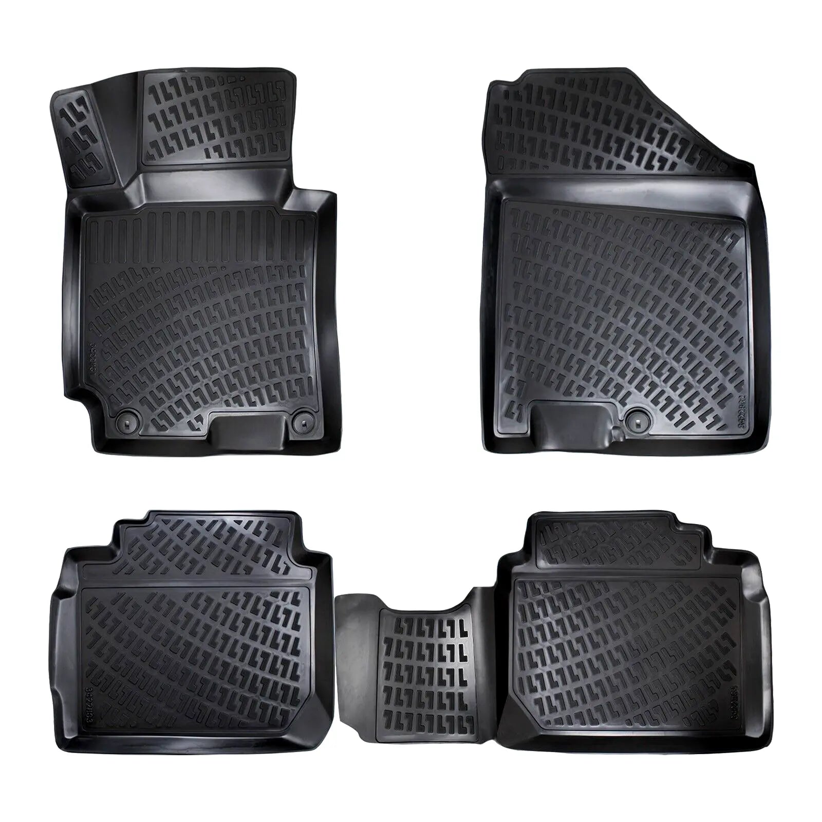 Car Floor Mats Liners For Kia Ceed 2017-2024 All Season Heavy Duty 3D Auto Rugs