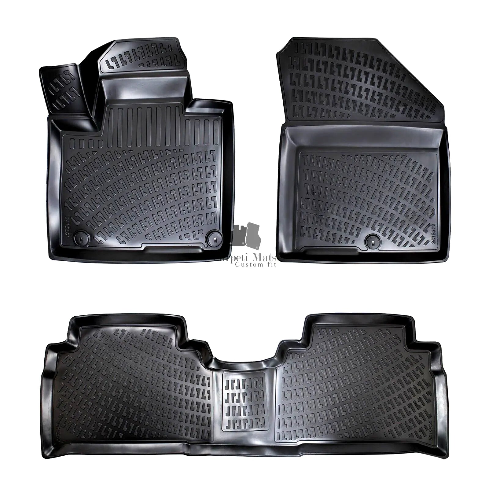 Car Floor Mats Liners For Kia Sorento 2016-2020 All Season Heavy Duty Auto Rugs