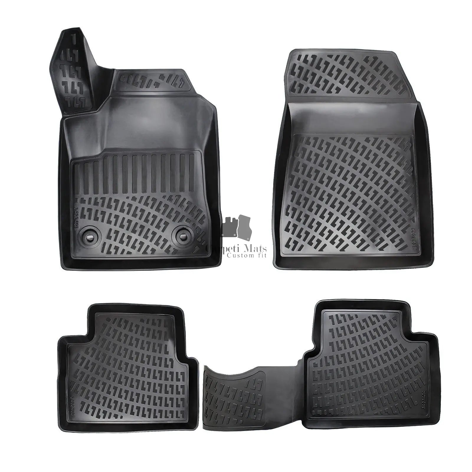 Car Floor Mats Liners For Lancia Delta 2008-2014 All Season Heavy Duty Auto Rugs