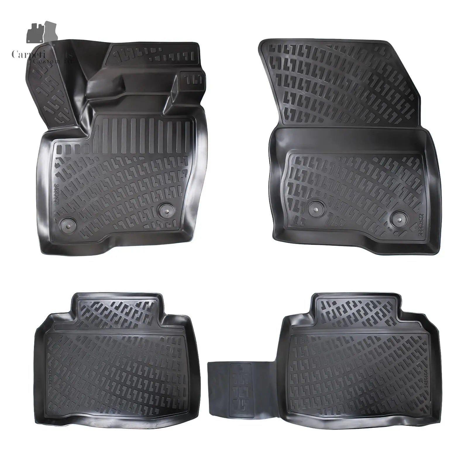 Car Floor Mats Liners For Lincoln MKX 2019-2023 All Season Heavy Duty Auto Rugs