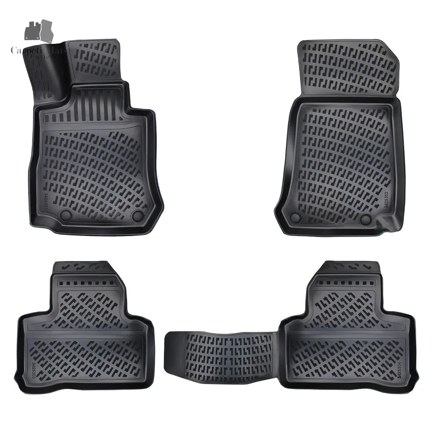 Car Floor Mats Liners For Mercedes GLC Coupe 2015-2022 All Season 3D Auto Rugs