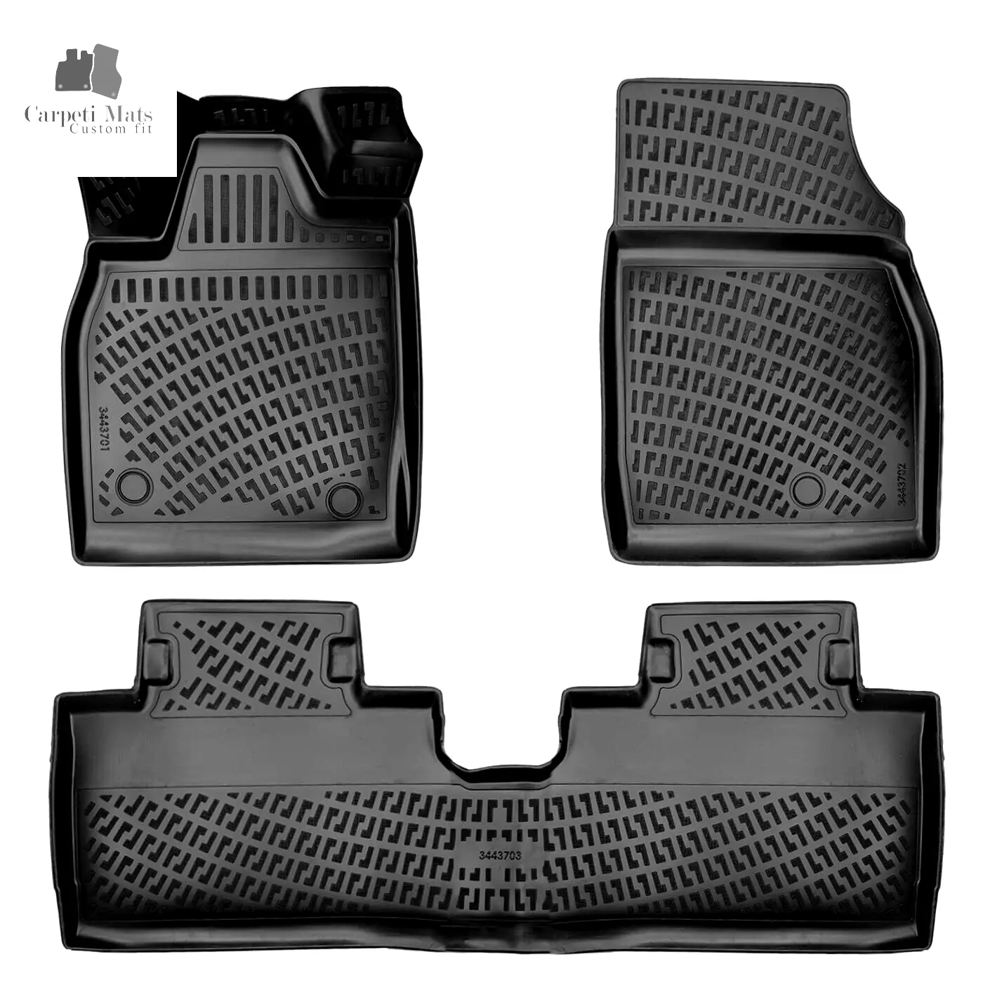 Car Floor Mats Liners For Mustang Mach-E 2021-2025 All Season Heavy Duty 3D Rugs