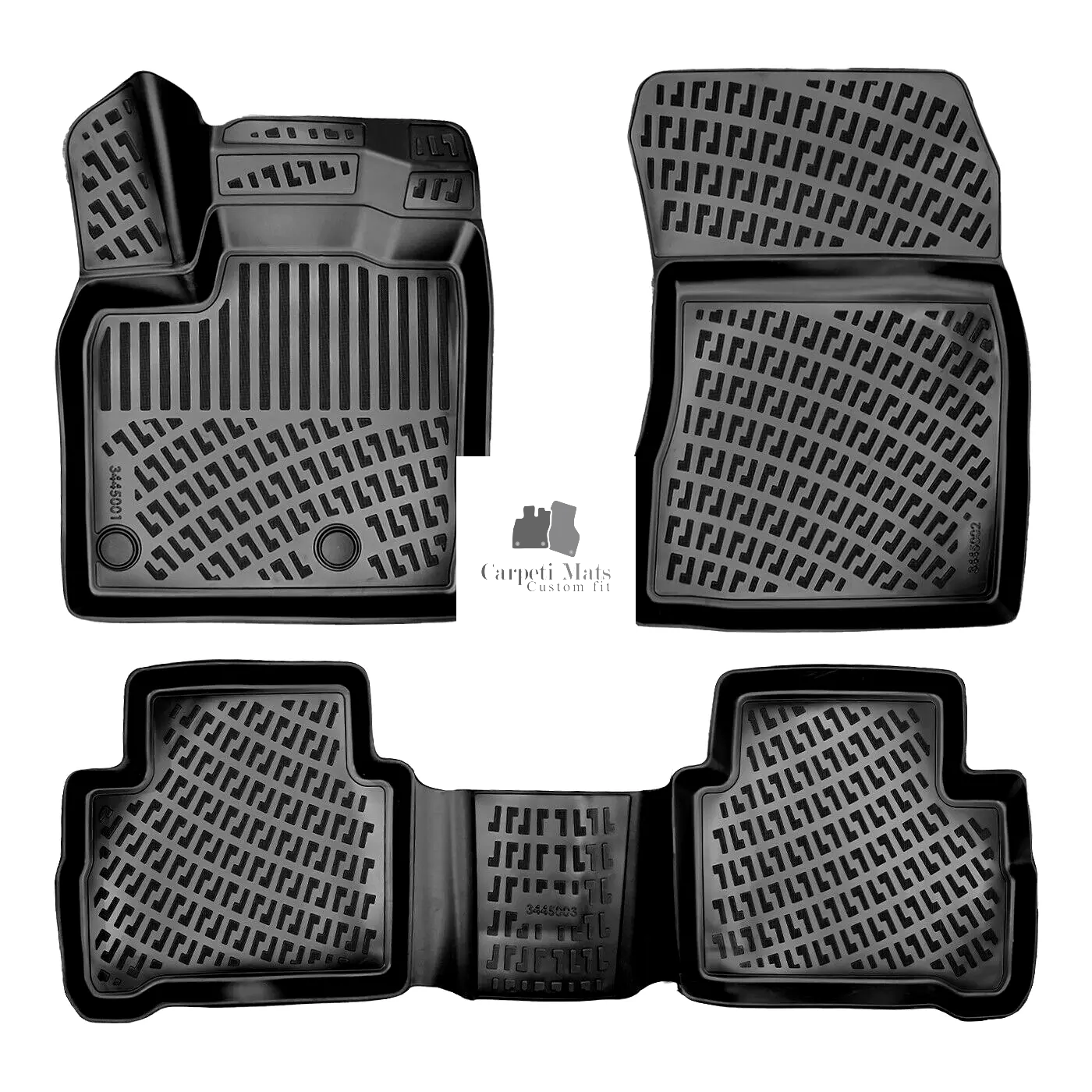 Car Floor Mats Liners For Nissan Qashqai 2022-2025 All Season Heavy Duty 3d Rugs
