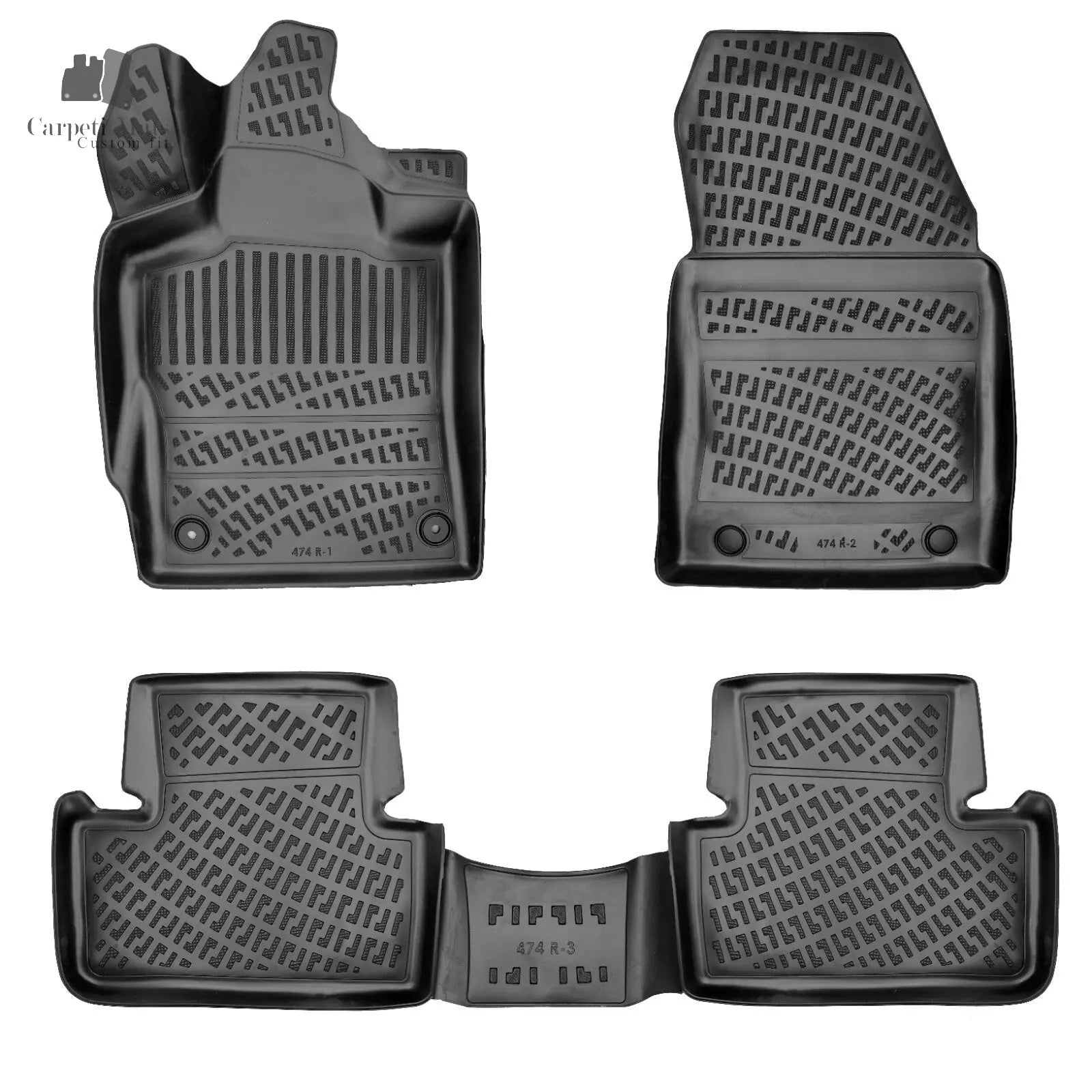 Car Floor Mats Liners For Opel Astra L 2015-2021 All Season Heavy Duty 3D Rugs
