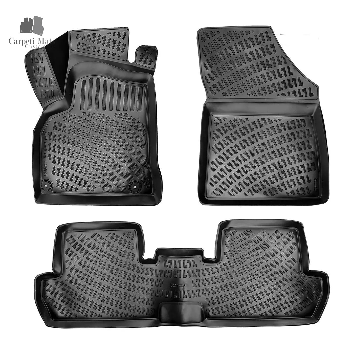 Car Floor Mats Liners For Peugeot 3008 2008-2016 All Season Heavy Duty 3D Rugs