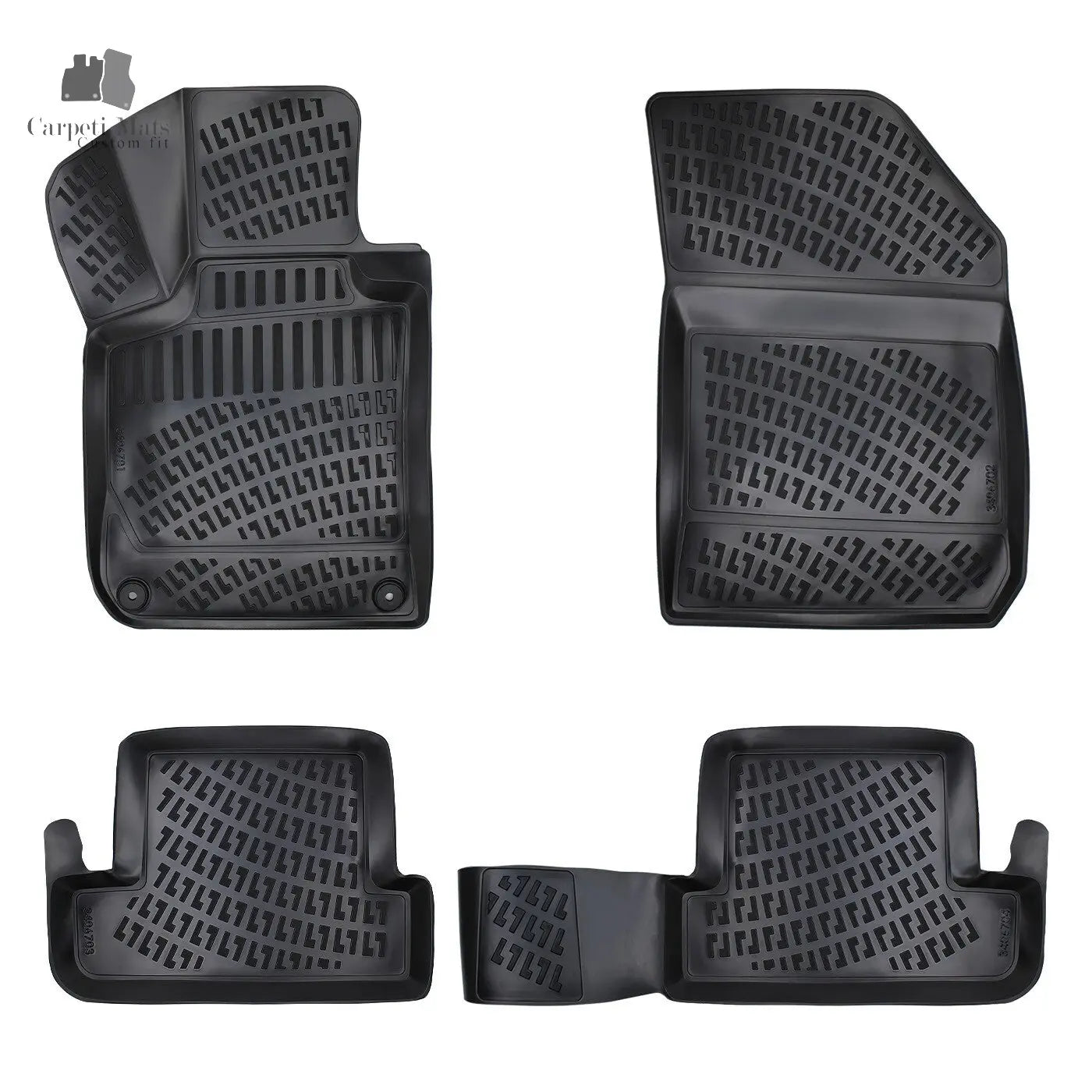 Car Floor Mats Liners For Peugeot 308 2013-2021 All Season Heavy Duty Auto Rugs