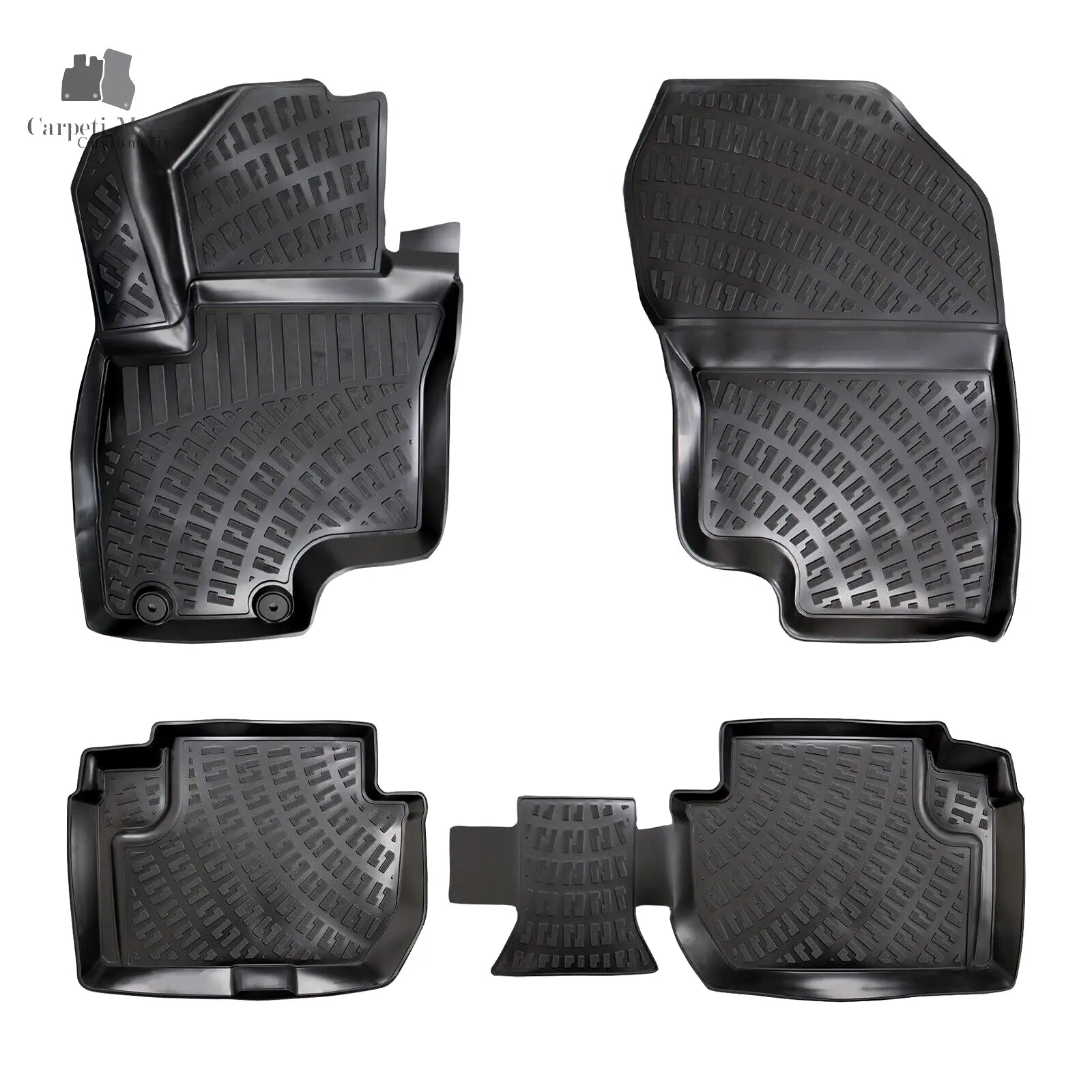 Car Floor Mats Liners For Peugeot 4007 2007-2012 All Season Heavy Duty Auto Rugs
