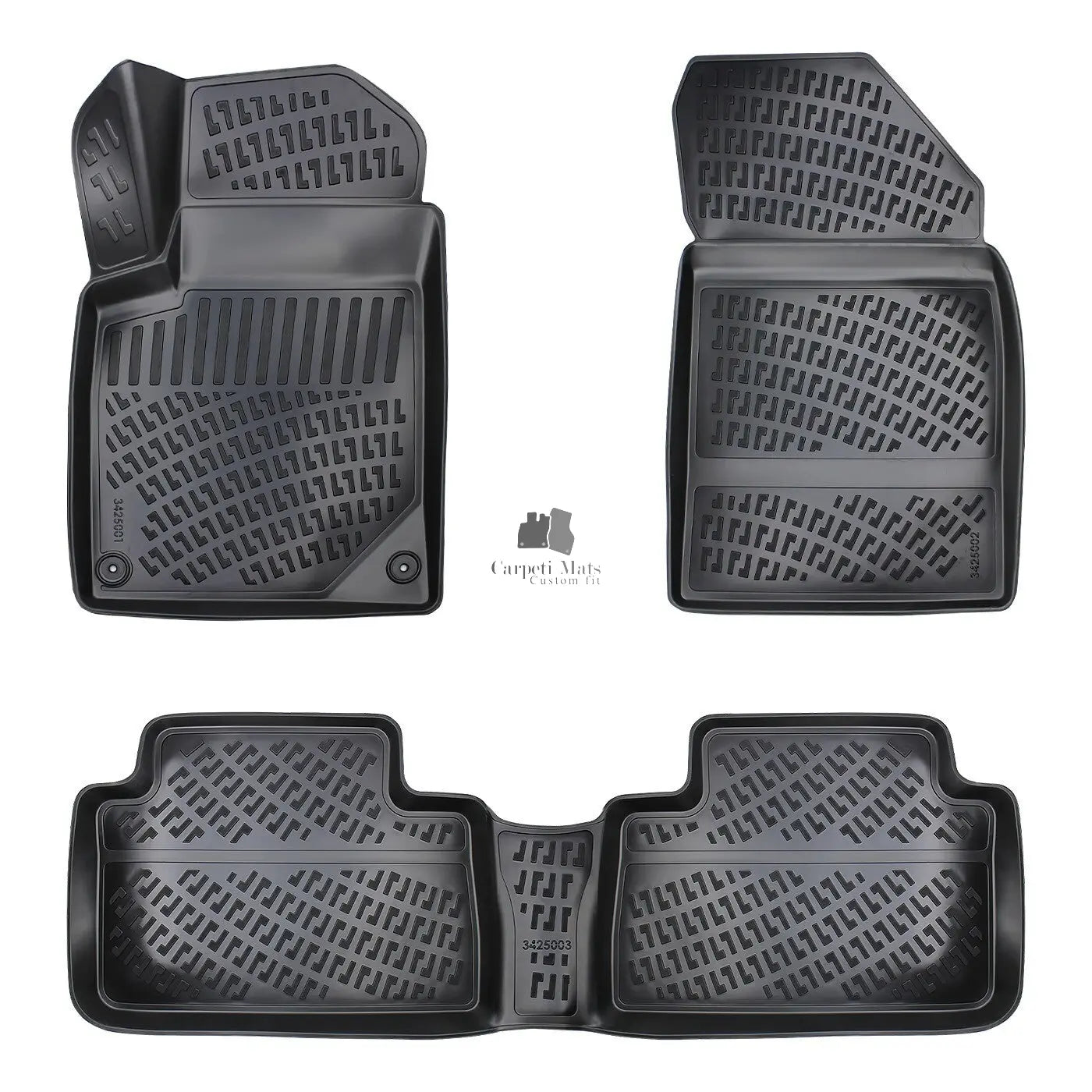 Car Floor Mats Liners For Peugeot 407 2003-2010 All Season Heavy Duty Auto Rugs