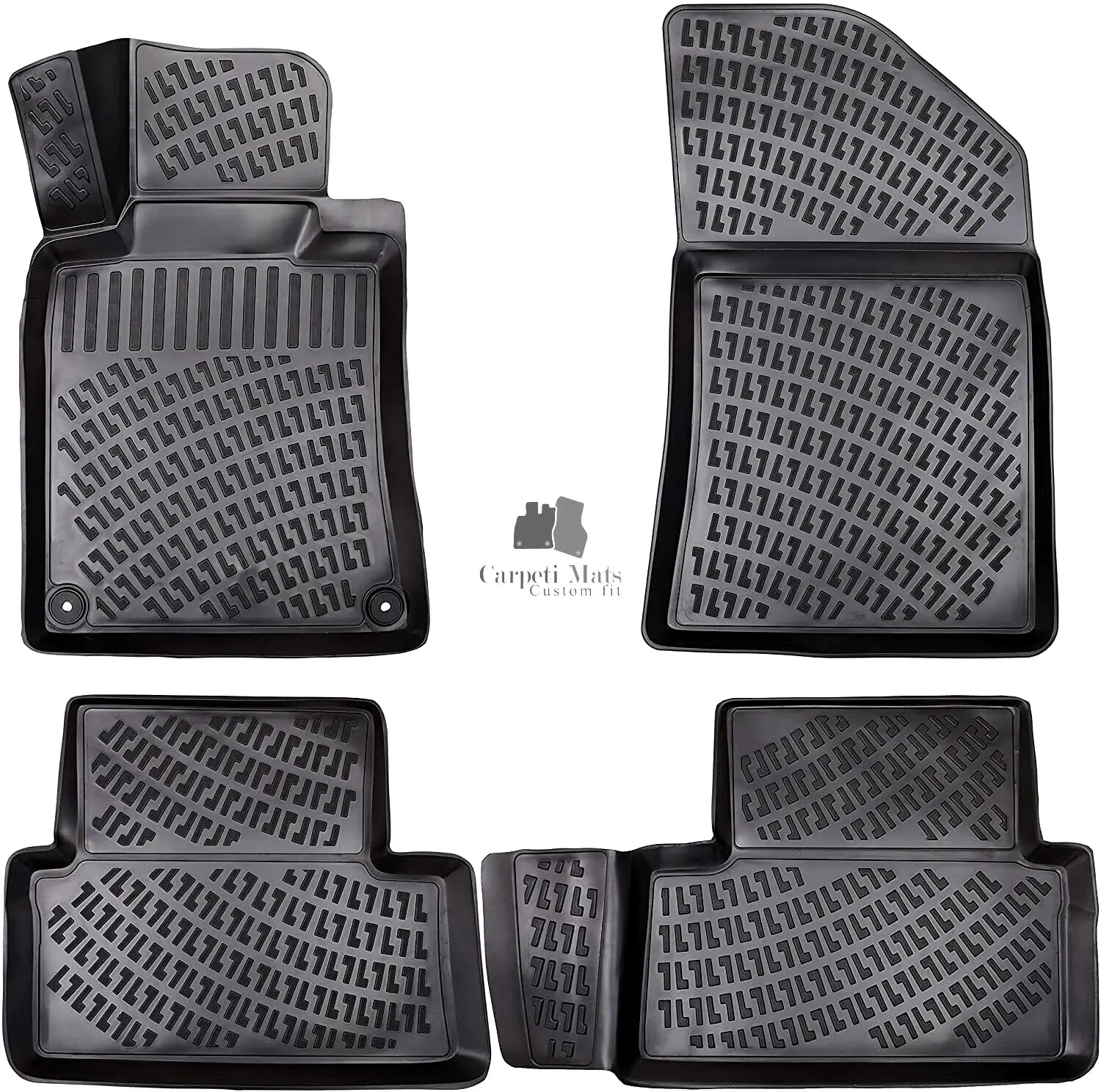 Car Floor Mats Liners For Peugeot 508 2010-2018 All Season Heavy Duty Auto Rugs