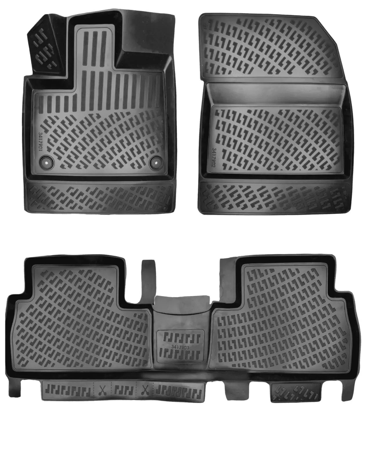 Car Floor Mats Liners For Peugeot Rifter 2023-2026 All Season Heavy Duty 3d Rugs
