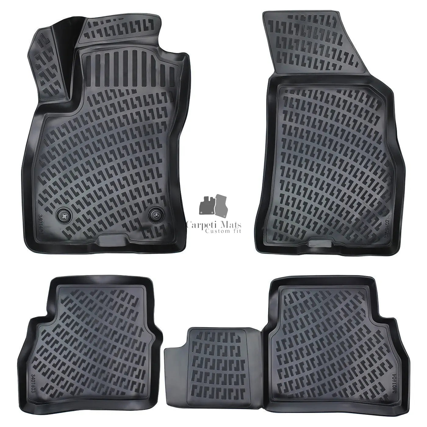 Car Floor Mats Liners For RAM ProMaster City 2015-2022 All Season Heavy Duty 3d