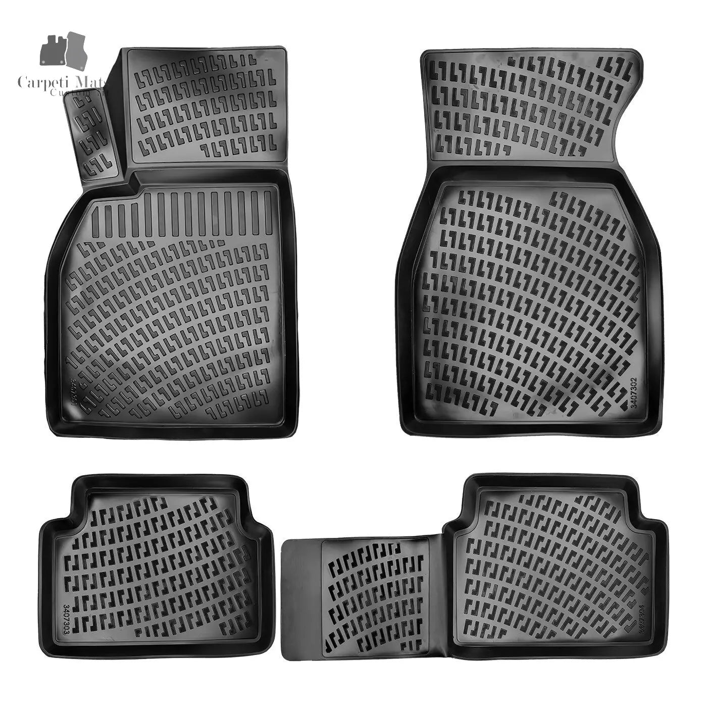 Car Floor Mats Liners For Renault Megane 2002-2009 All Season Heavy Duty Rugs 3D