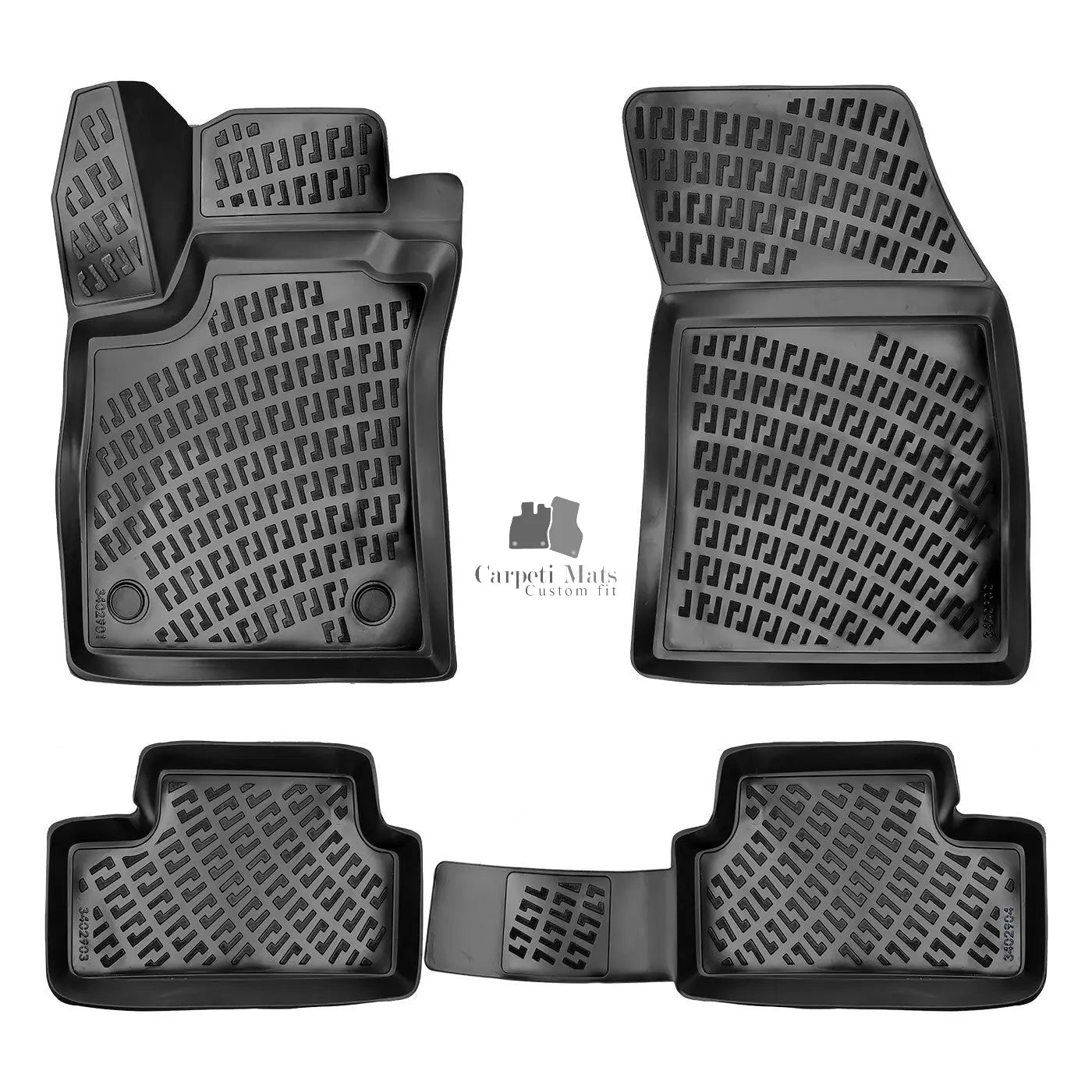 Car Floor Mats Liners For Renault Megane IV 2016-2023 All Season Heavy Duty Rugs