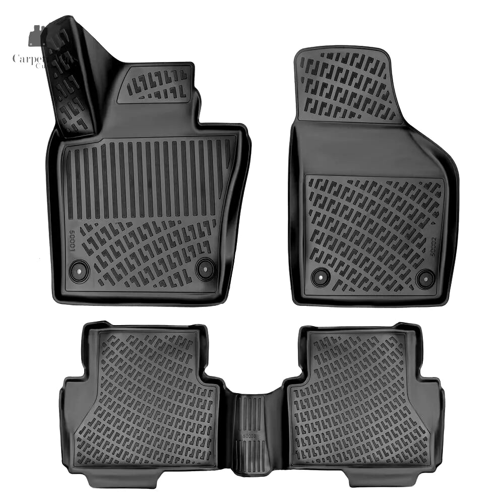 Car Floor Mats Liners For Seat Alhambra 2010-2022 All Season Heavy Duty 3D Rugs