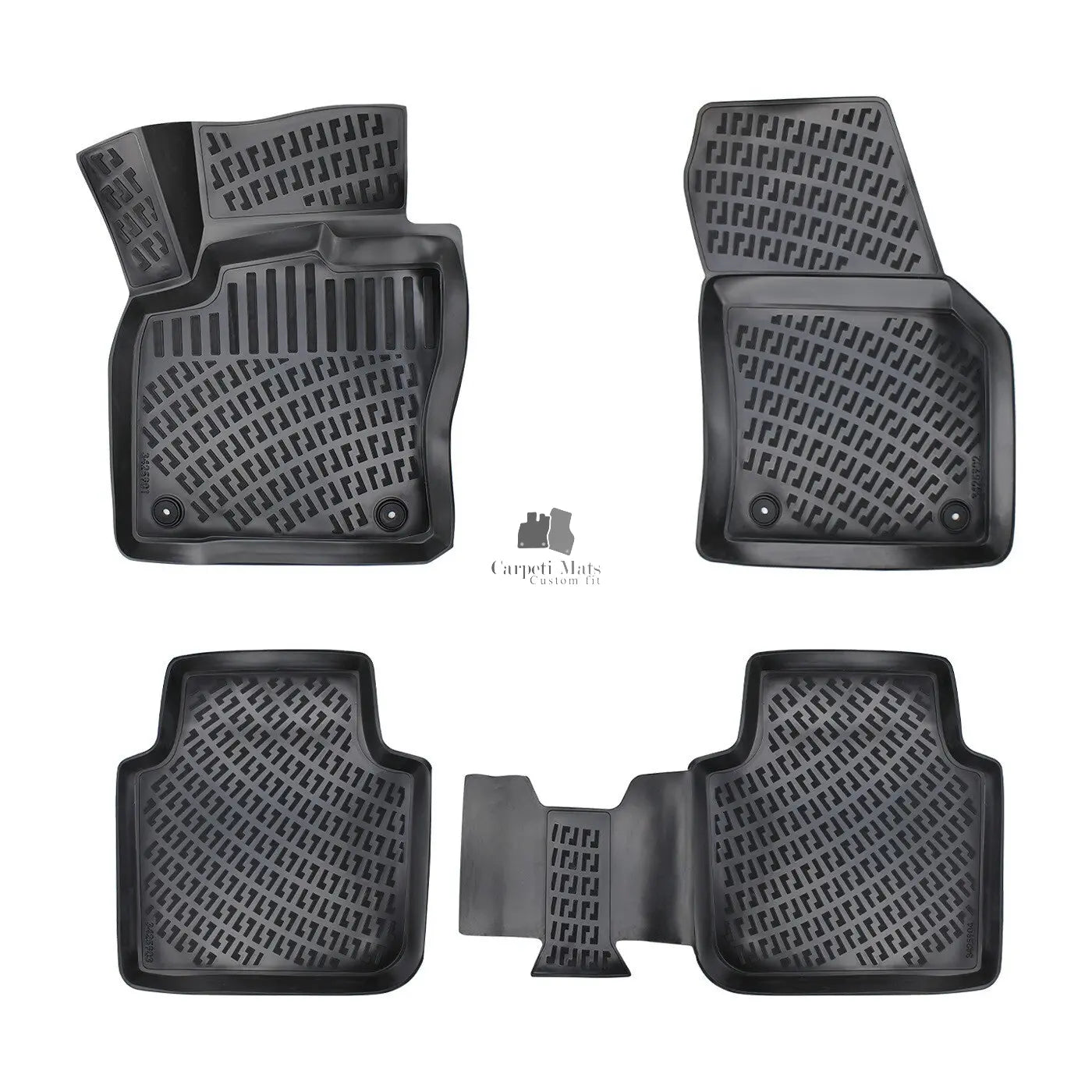 Car Floor Mats Liners For Seat Tarraco 2020-2025 All Season Heavy Duty Auto Rugs
