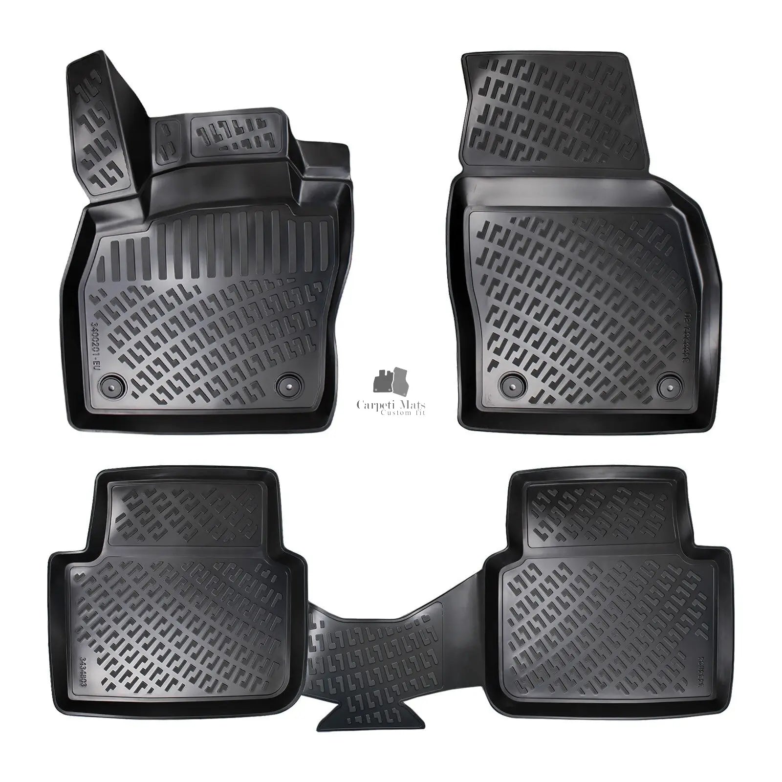 Car Floor Mats Liners For Skoda Scala 2019-2023 All Season Heavy Duty 3D Rugs