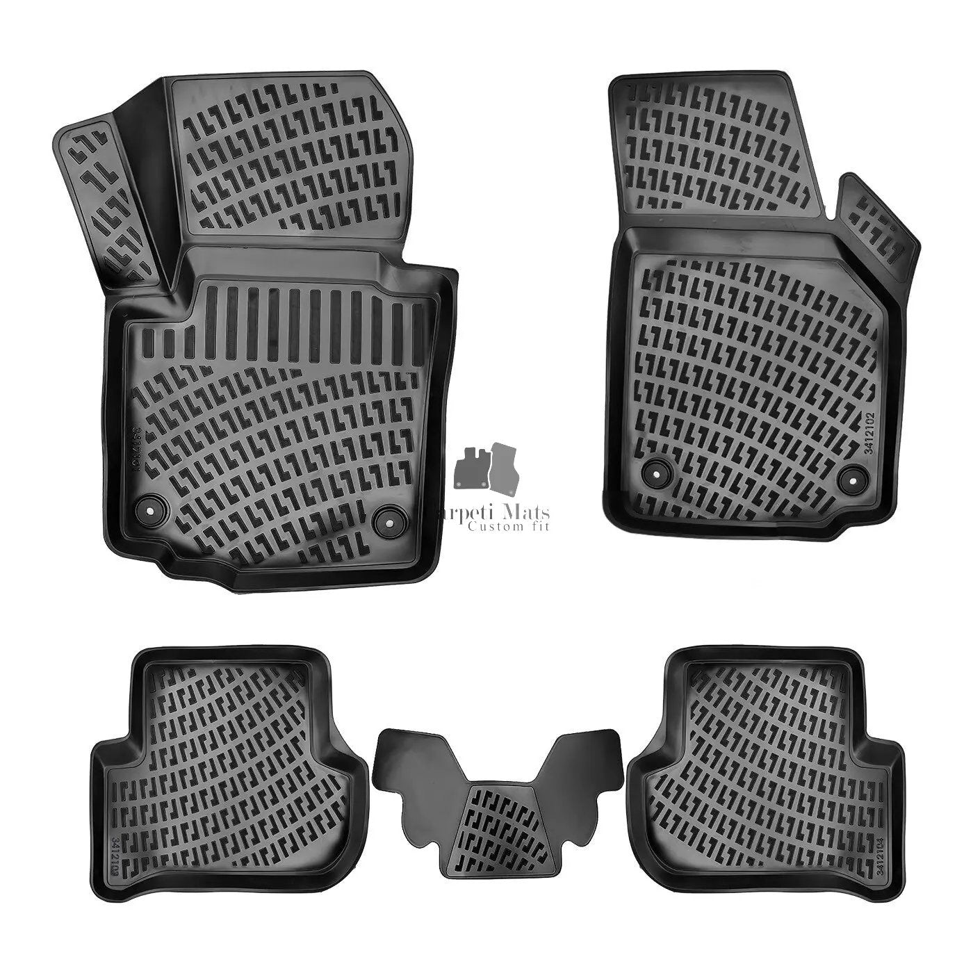 Car Floor Mats Liners For Skoda Rapid 2009-2017 All Season Heavy Duty Auto Rugs