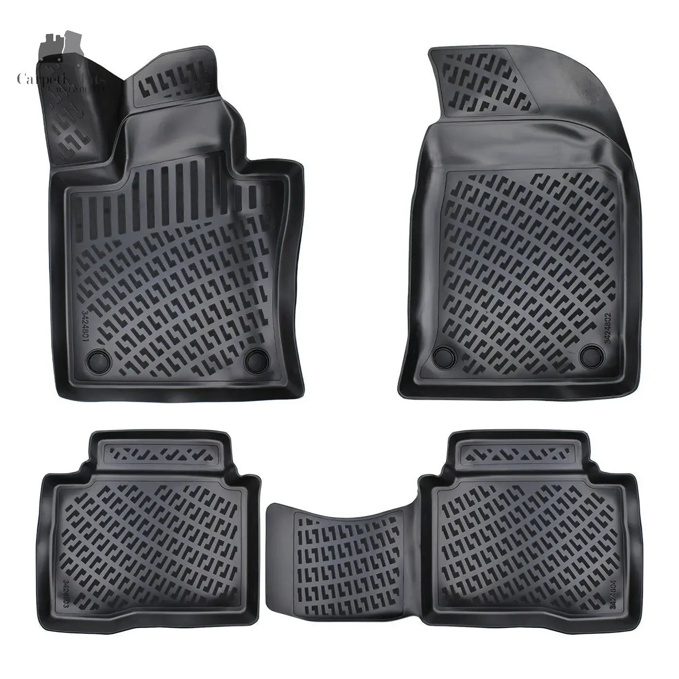 Car Floor Mats Liners For SsangYong Korando 2019-2024 All Season Heavy Duty Rugs