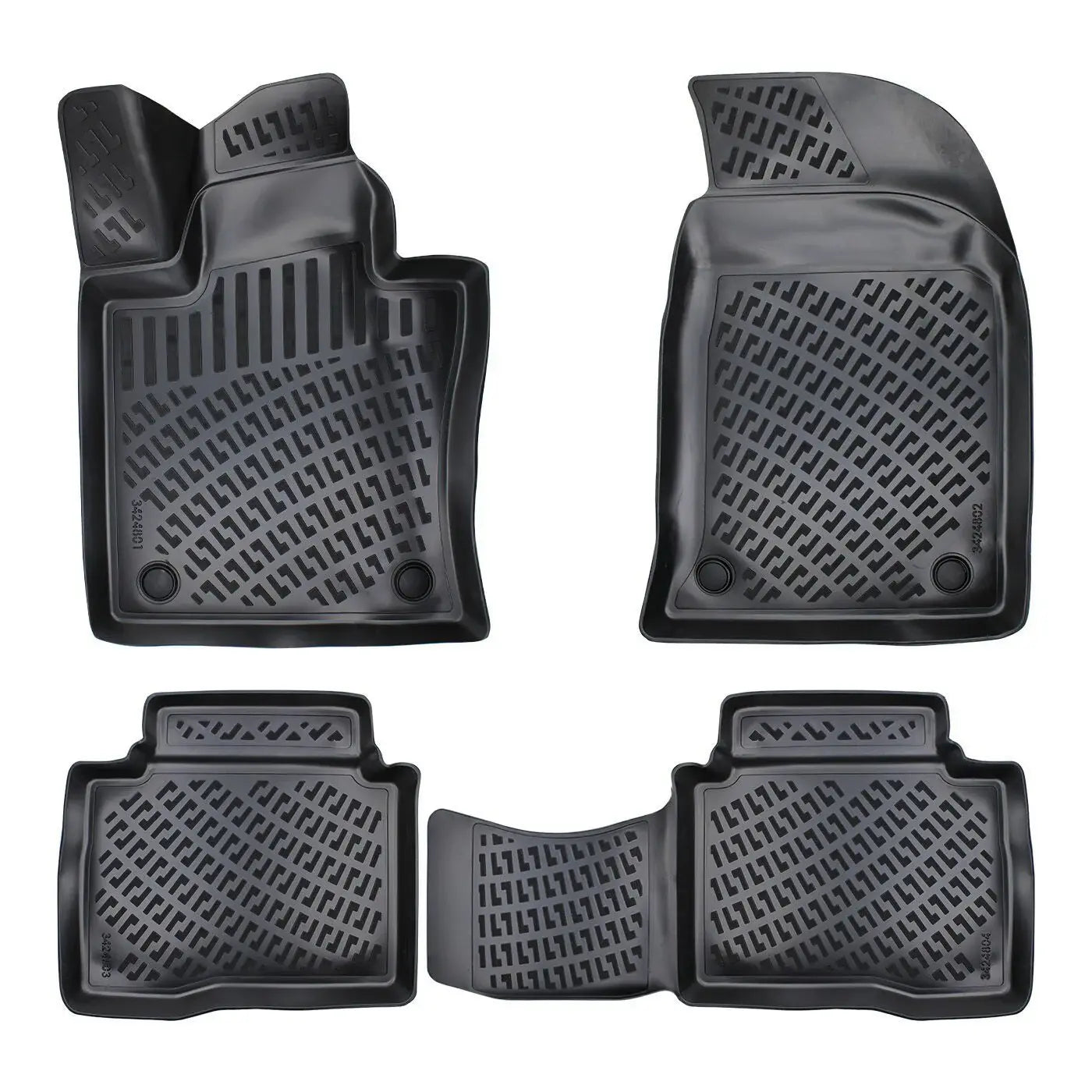 Car Floor Mats Liners For SsangYong Korando 2019-2024 All Season Heavy Duty Rugs