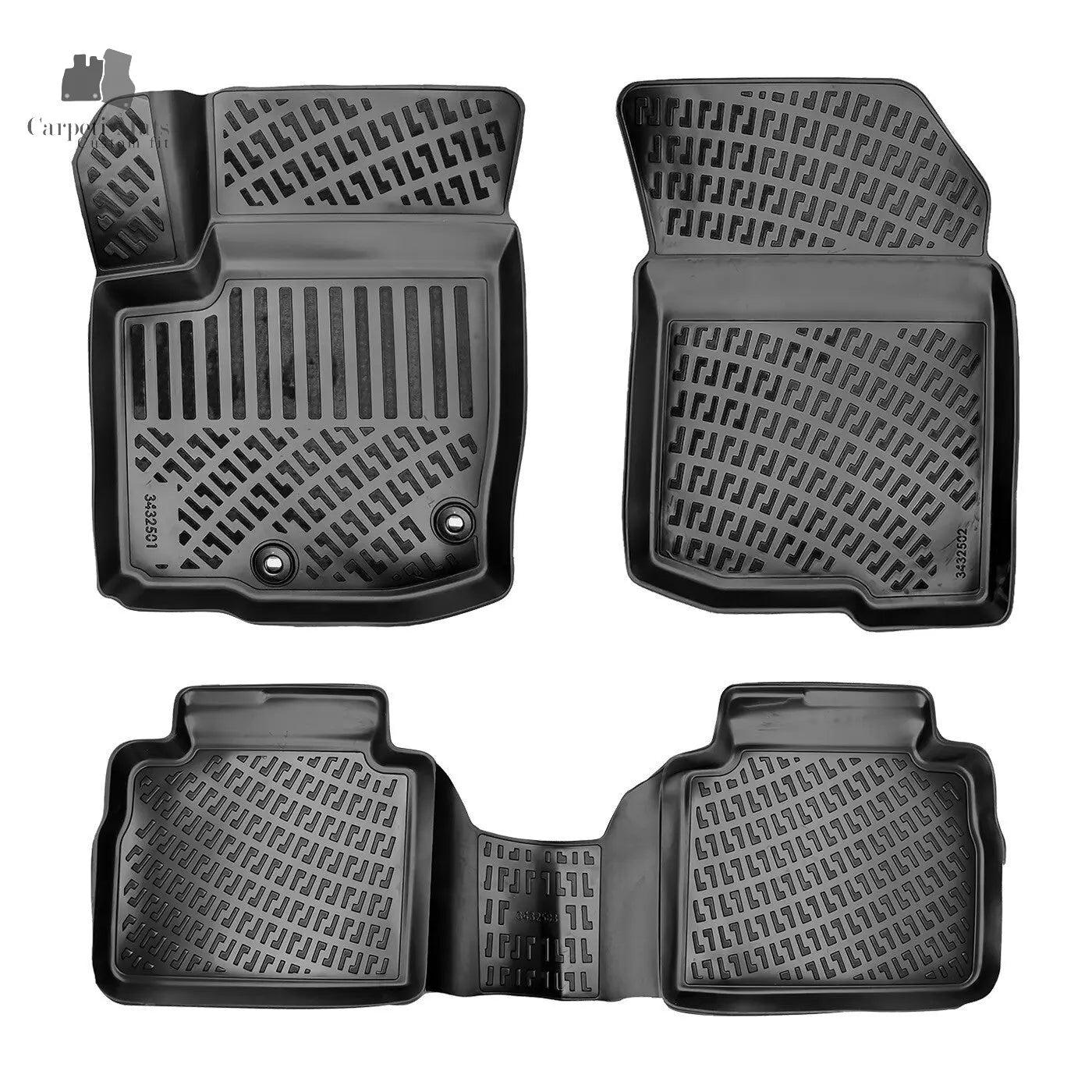Car Floor Mats Liners For Suzuki SX4 2021-2025 All Season Heavy Duty Auto Rugs