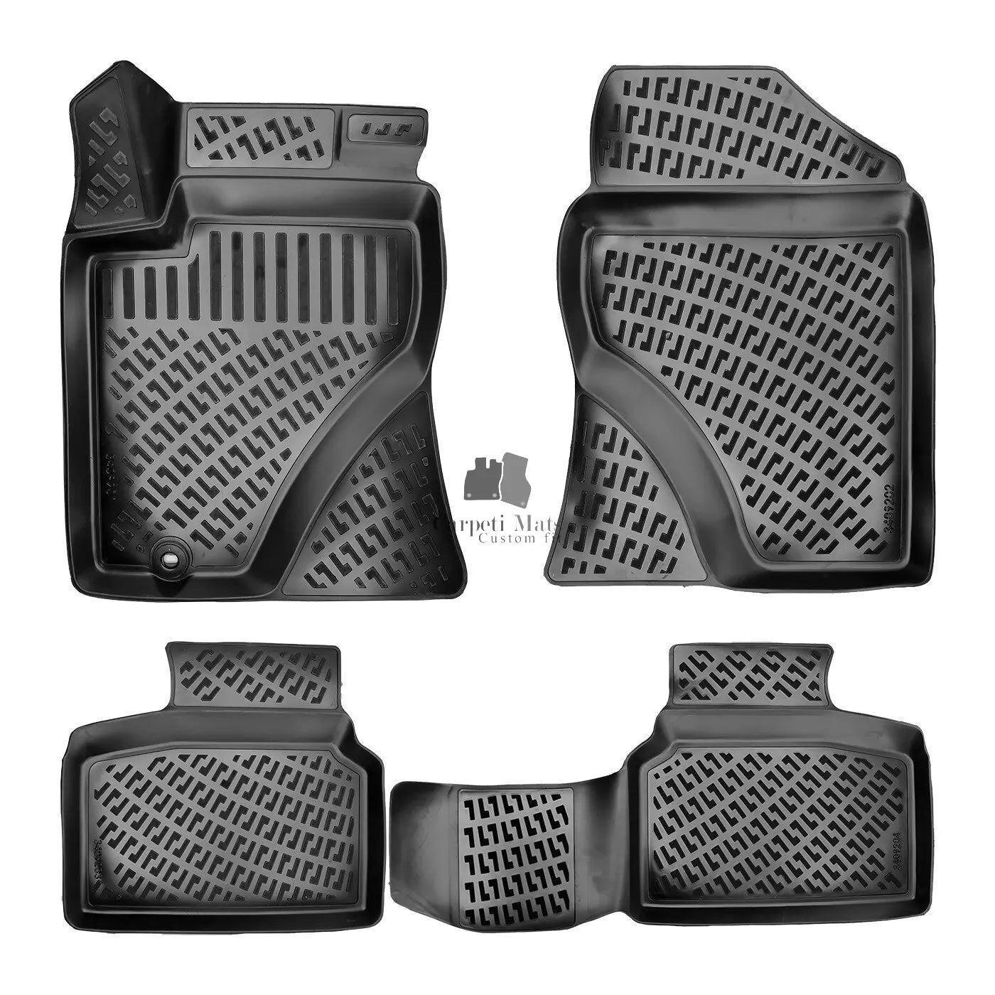 Car Floor Mats Liners For Toyota Avensis 2003-2009 All Season Heavy Duty 3D Rugs