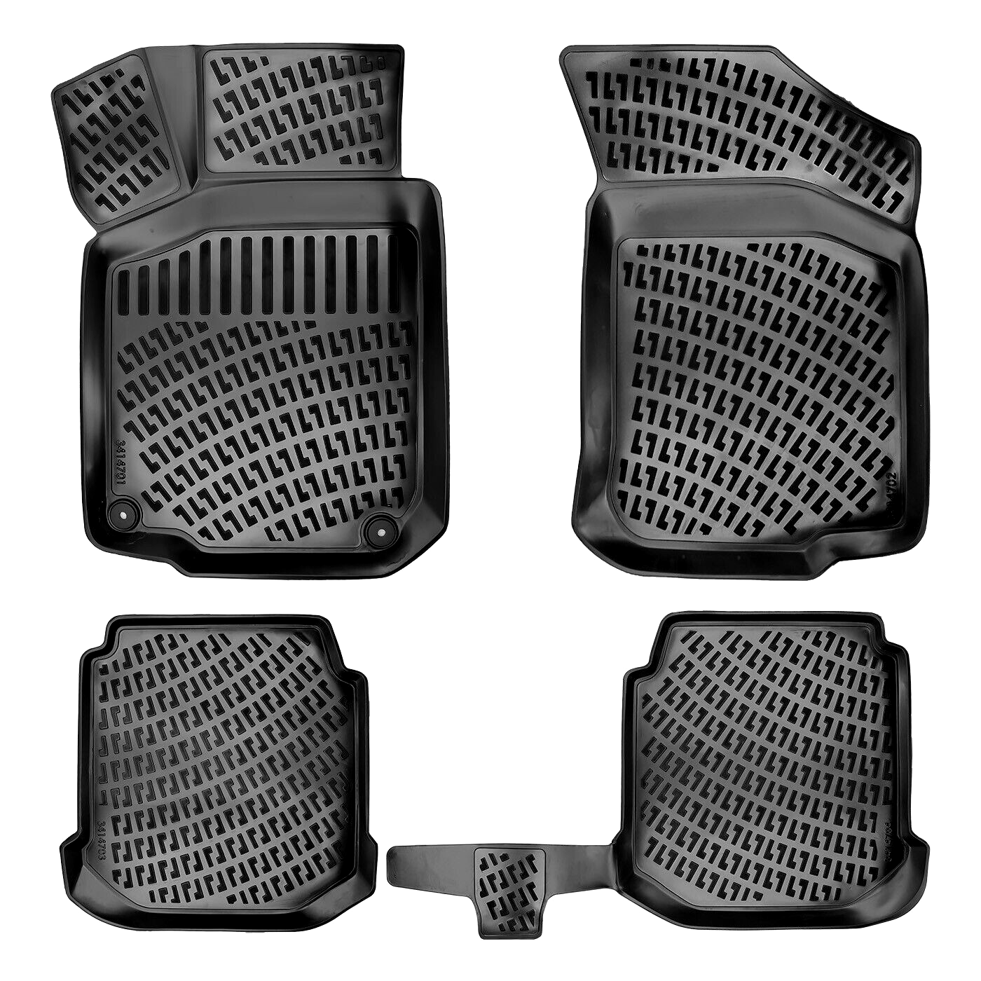 Car Floor Mats Liners For VW Golf 4 1997-2003 All Season Heavy Duty 3d Auto Rugs