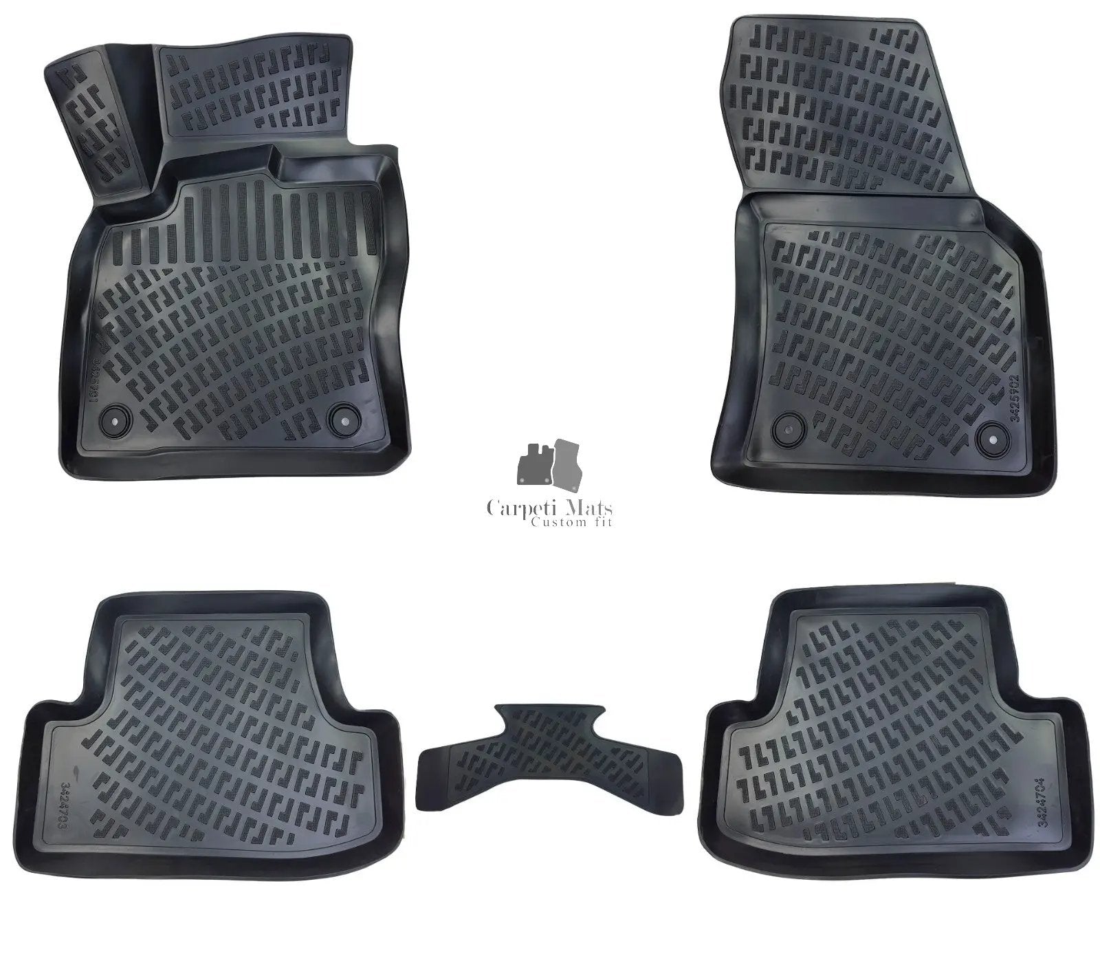 Car Floor Mats Liners For VW Taos 2018-2025 All Season Heavy Duty 3d Auto Rugs