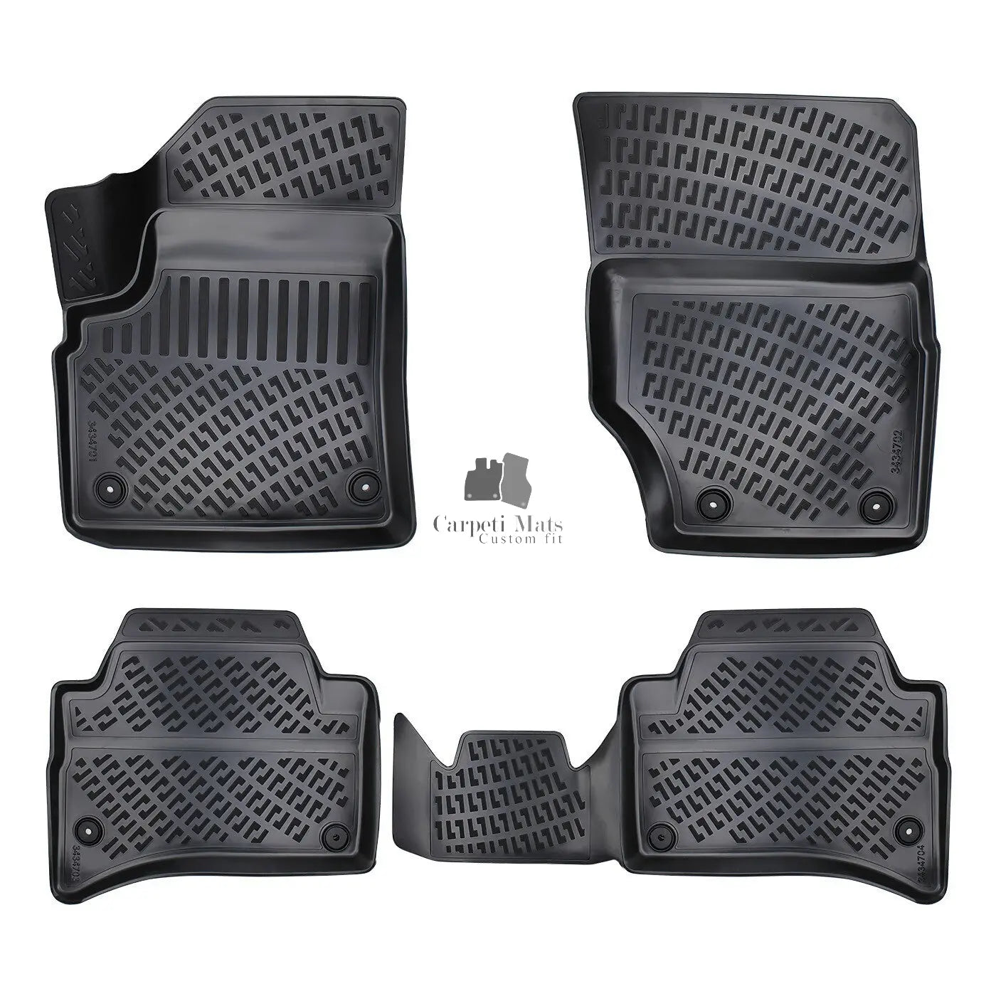Car Floor Mats Liners For VW Touareg 2002-2006 All Season Heavy Duty Auto Rugs