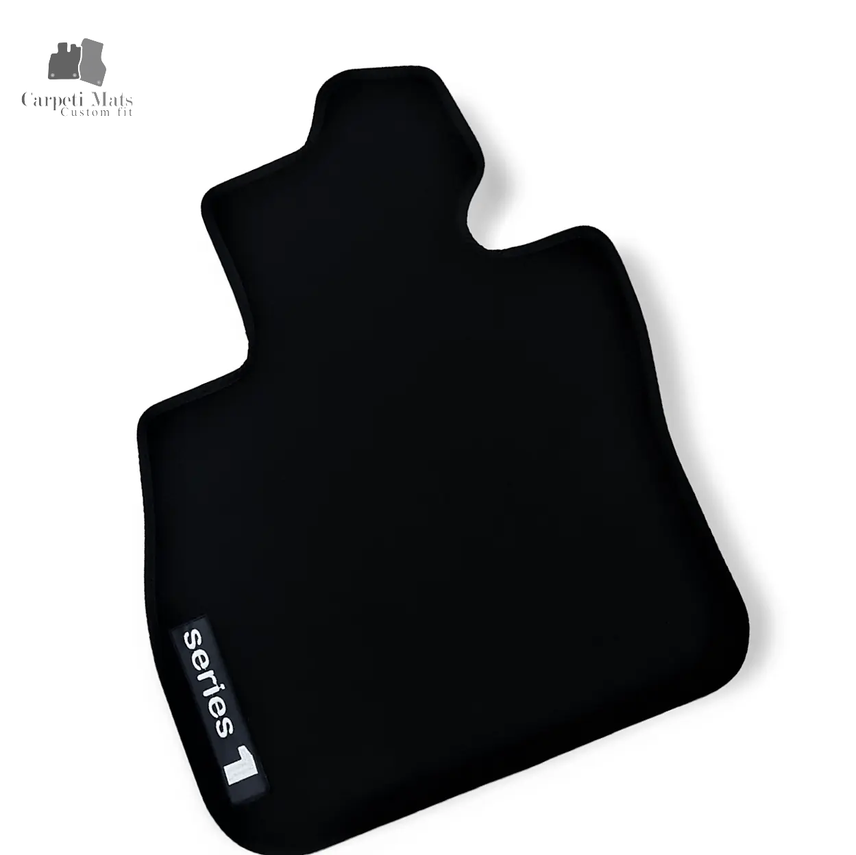 Carpet Car Floor Mats Velour for BMW 1 F40 HB 5 doors 09.2019-> logo Car Floor Mats Velour CarpetiMats