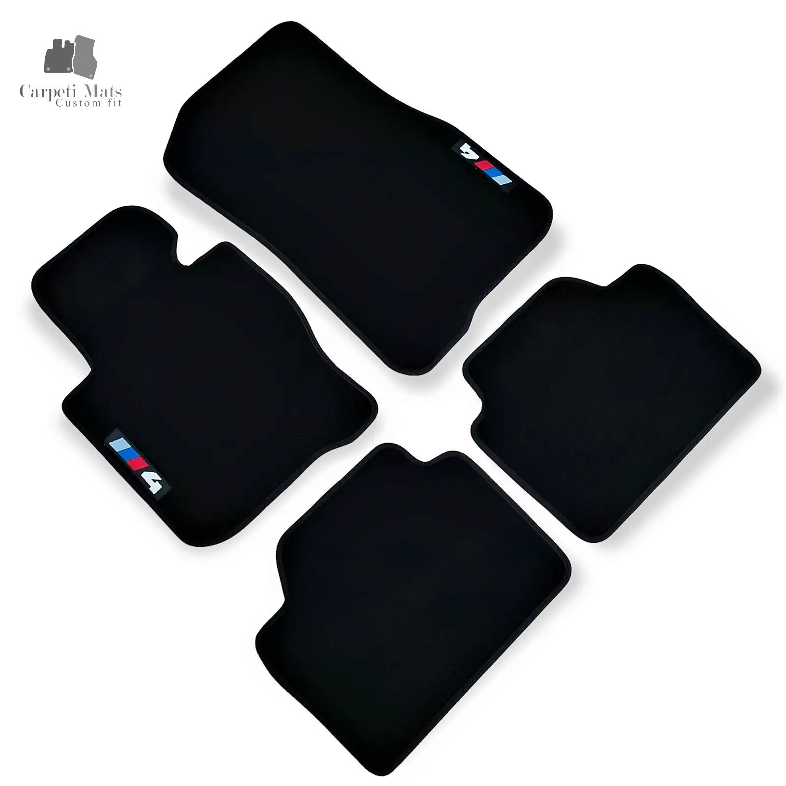 Carpet Car Floor Mats Velour for BMW 4 F32/F33 2013-05.2020 M4 Car Floor Mats Velour CarpetiMats